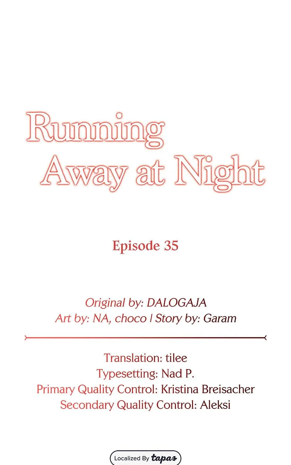 Running Away at Night Chapter 35 page 23 - 