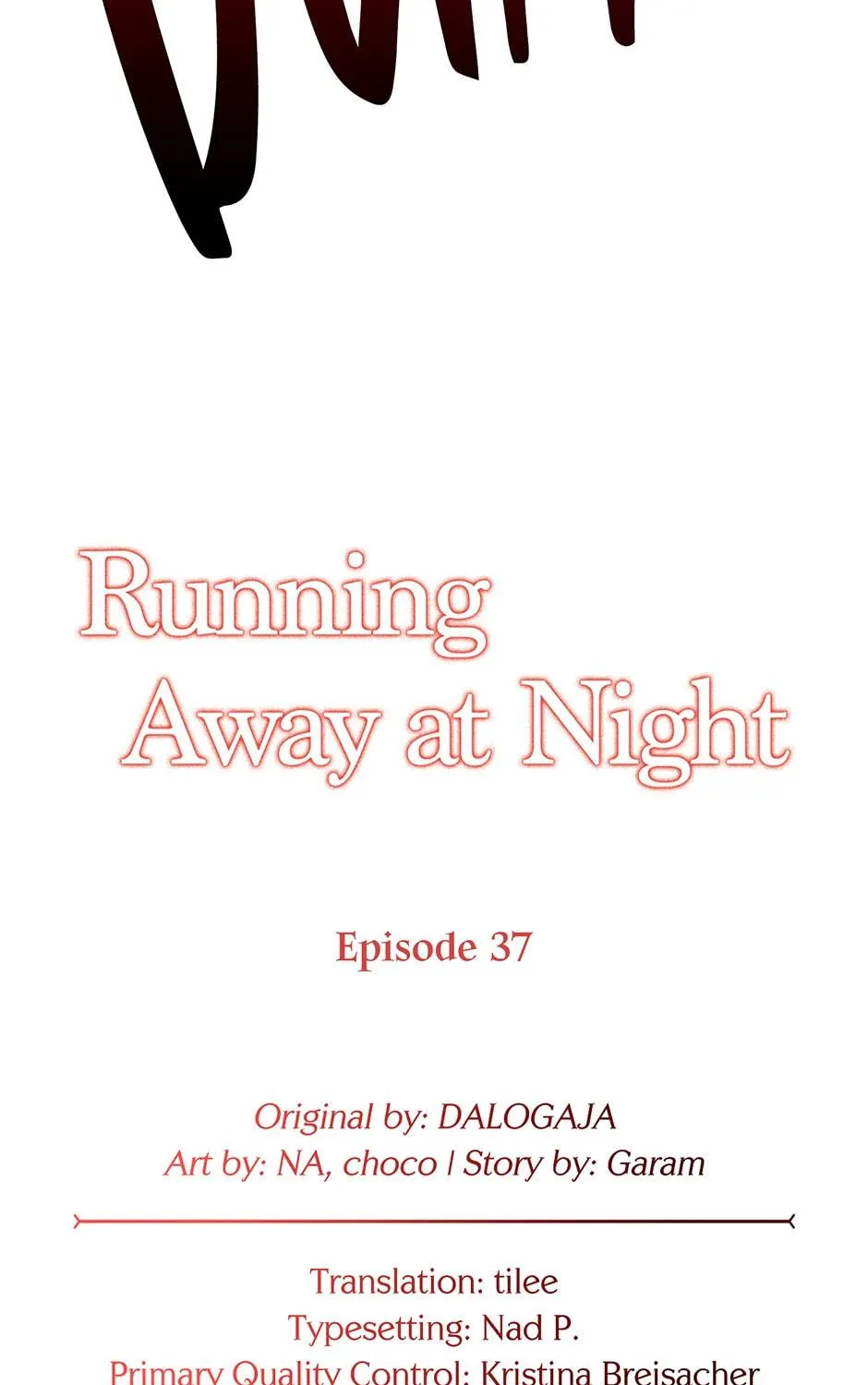 Running Away at Night Chapter 37 page 19 - 