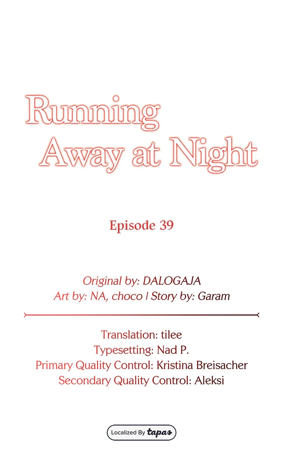 Running Away at Night Chapter 39 page 27 - 