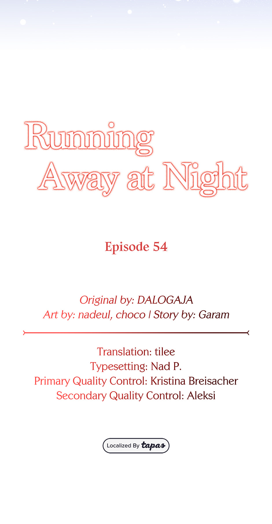 Running Away at Night Chapter 54 page 19 - 