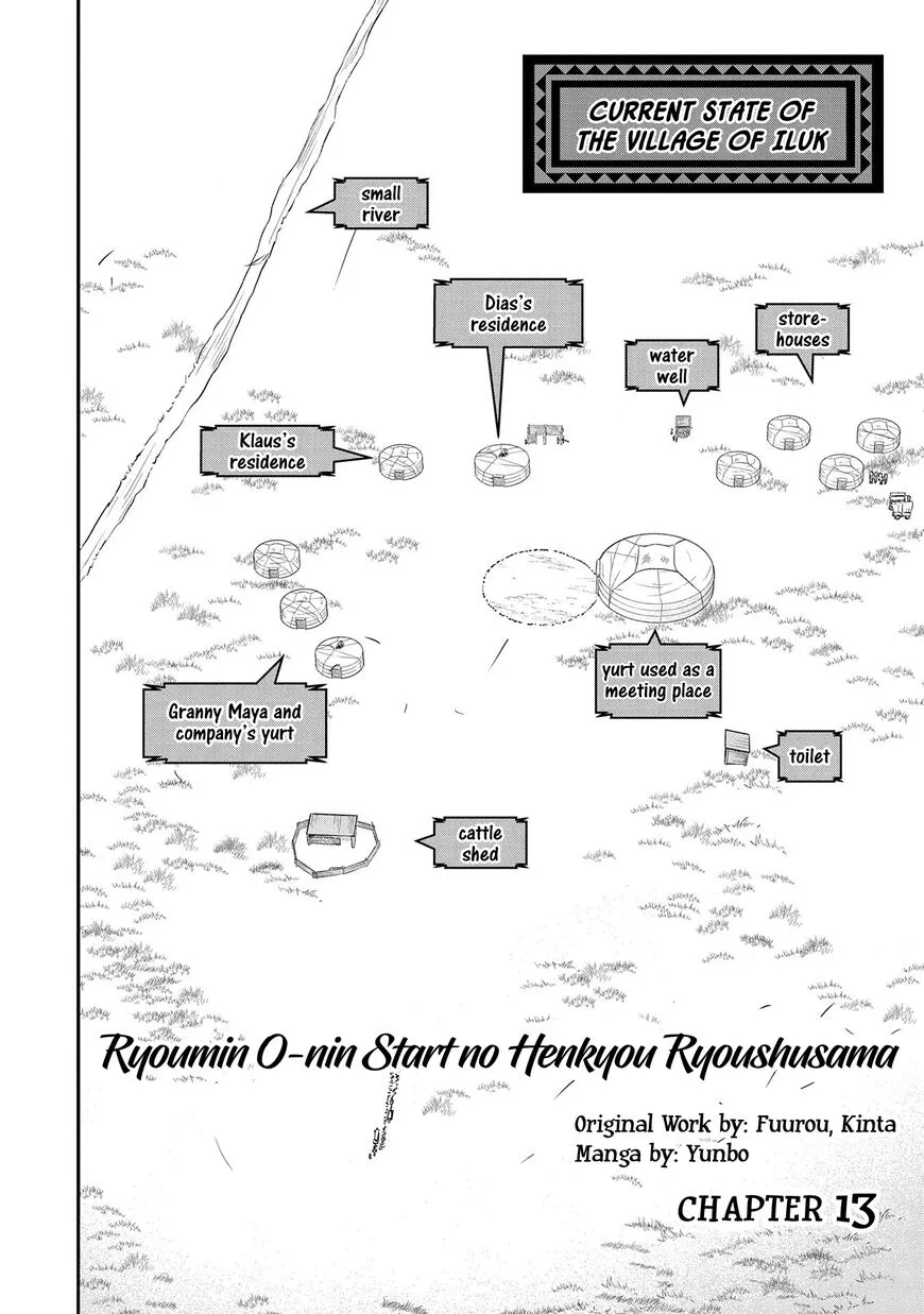 Ryoumin 0-nin Start no Henkyou Ryoushusama Chapter 13 page 4 - 