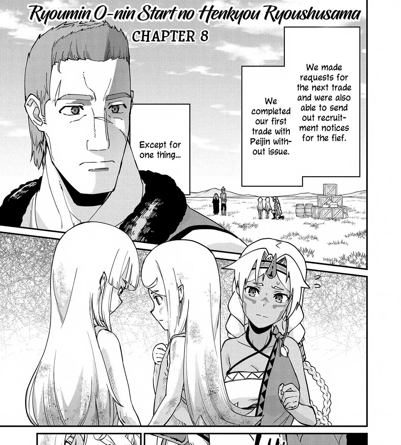 Ryoumin 0-nin Start no Henkyou Ryoushusama Chapter 8 page 4 - 