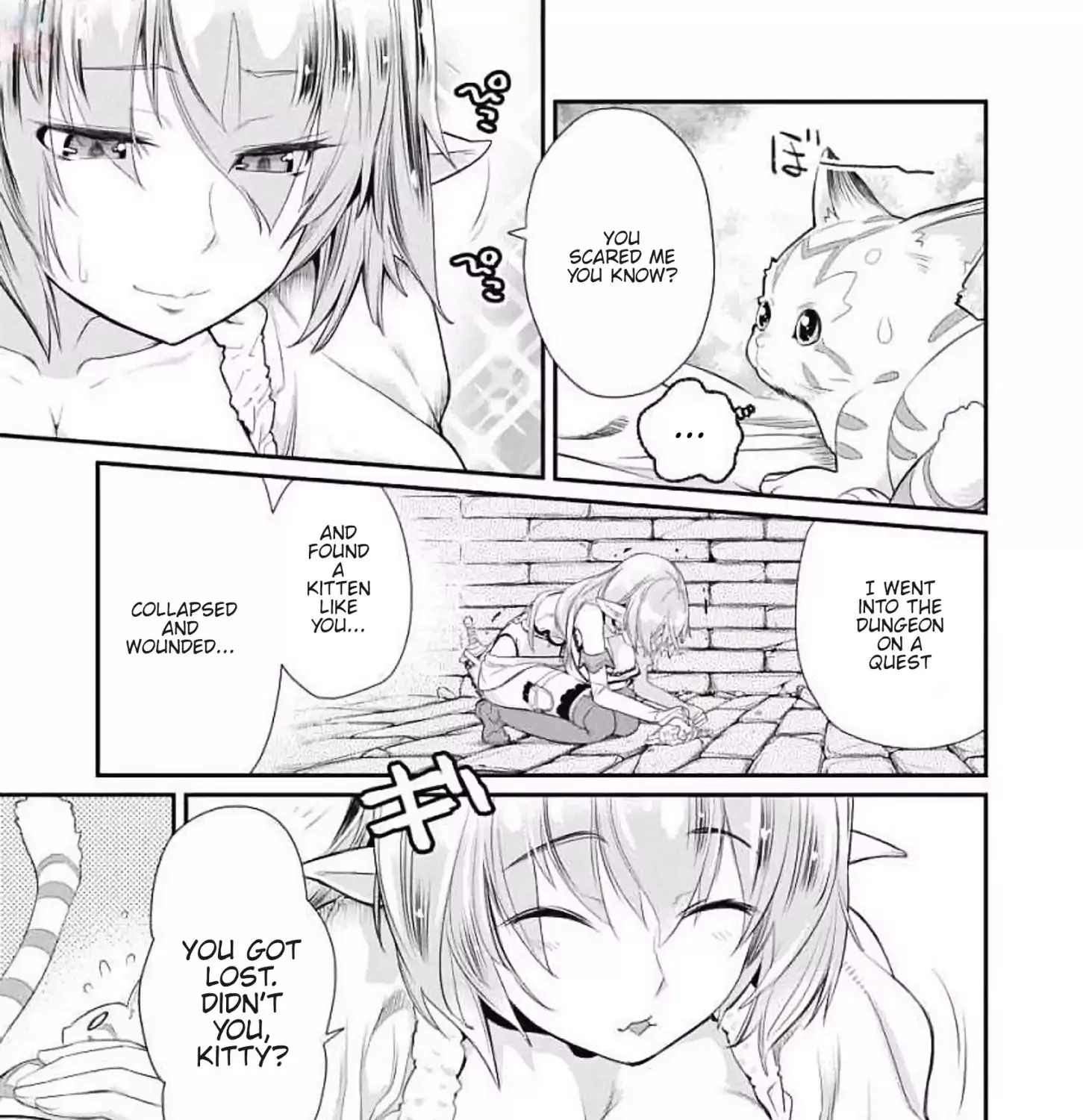 S-Rank Monster no Behemoth Dakedo, Neko to Machigawarete Erufu Musume no Kishi (Pet) Toshite Kurashitemasu Chapter 1 page 13 - 