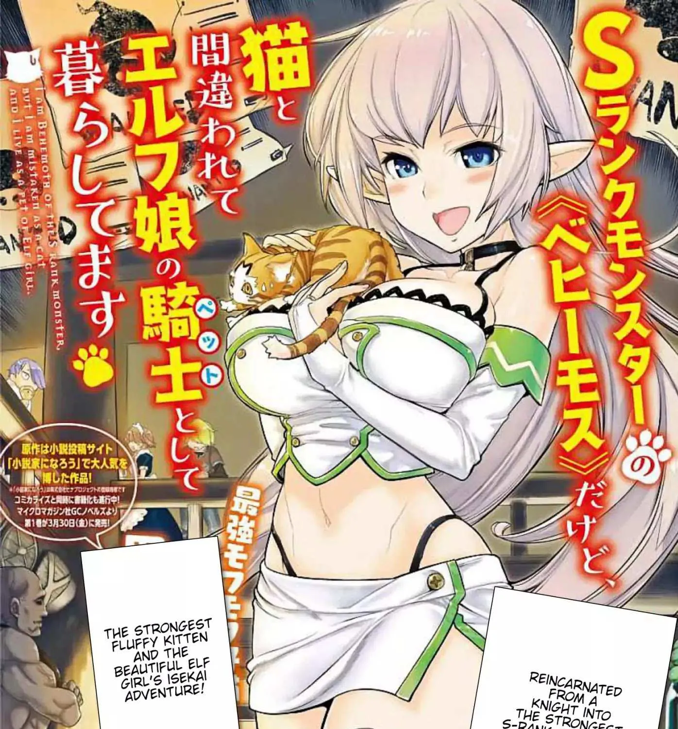 S-Rank Monster no Behemoth Dakedo, Neko to Machigawarete Erufu Musume no Kishi (Pet) Toshite Kurashitemasu Chapter 1 page 3 - 