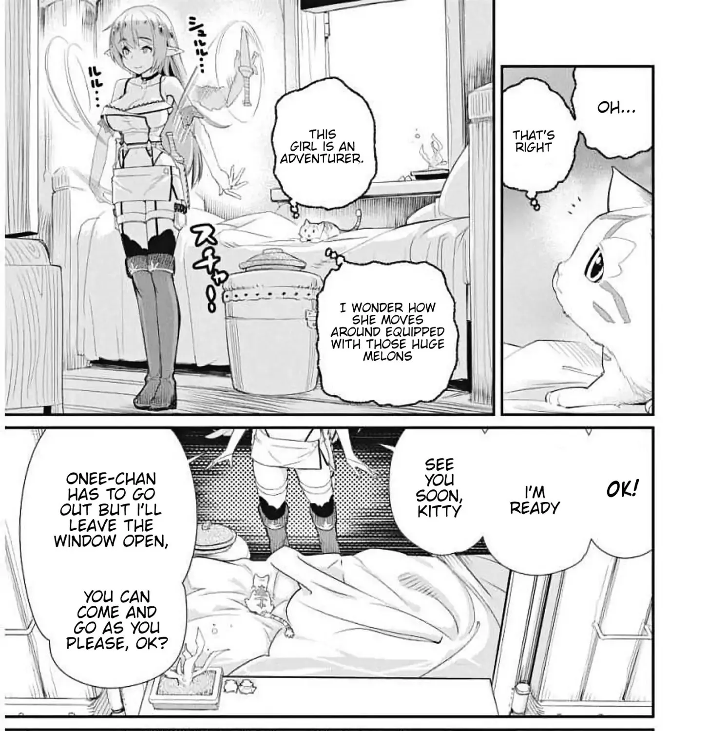 S-Rank Monster no Behemoth Dakedo, Neko to Machigawarete Erufu Musume no Kishi (Pet) Toshite Kurashitemasu Chapter 1 page 53 - 