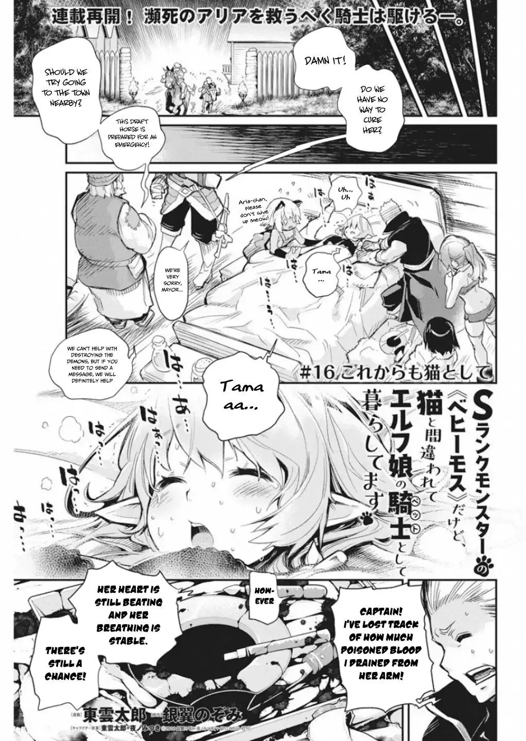 S-Rank Monster no Behemoth Dakedo, Neko to Machigawarete Erufu Musume no Kishi (Pet) Toshite Kurashitemasu Chapter 16 page 2 - 