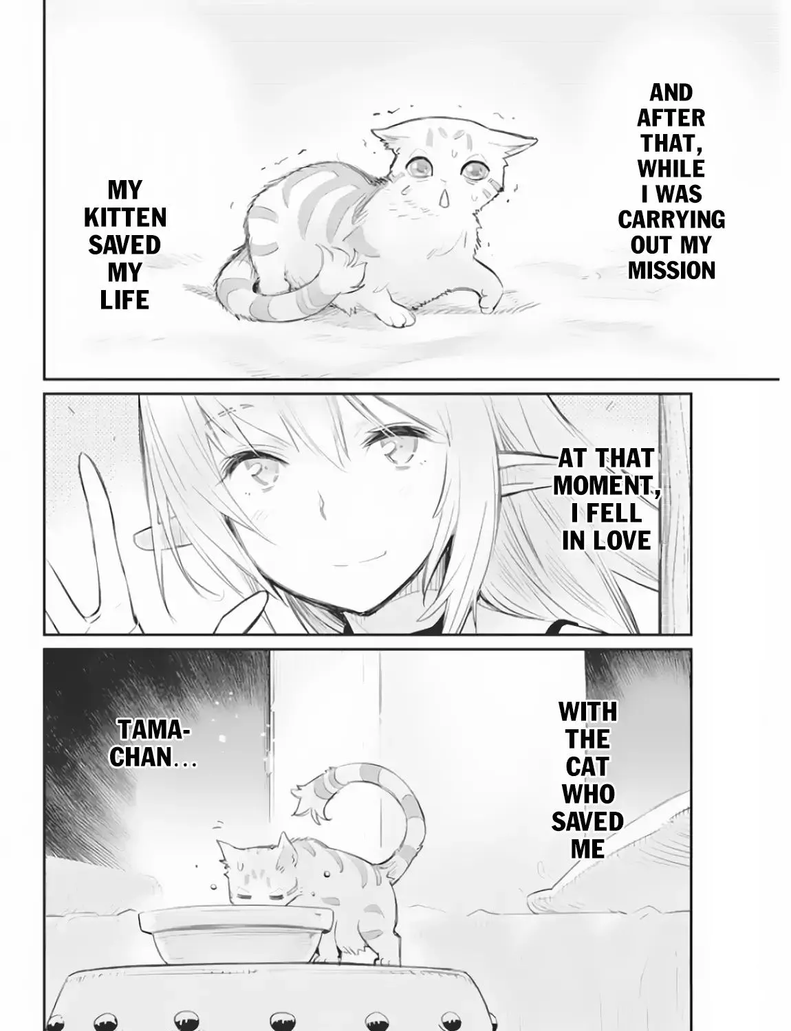 S-Rank Monster no Behemoth Dakedo, Neko to Machigawarete Erufu Musume no Kishi (Pet) Toshite Kurashitemasu Chapter 17 page 46 - 