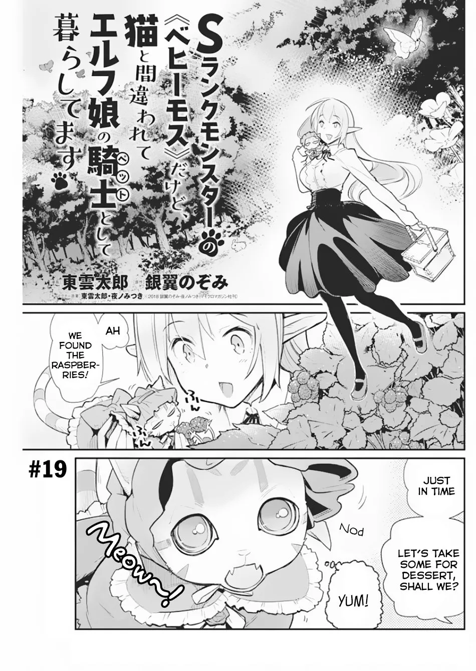 S-Rank Monster no Behemoth Dakedo, Neko to Machigawarete Erufu Musume no Kishi (Pet) Toshite Kurashitemasu Chapter 19 page 2 - 