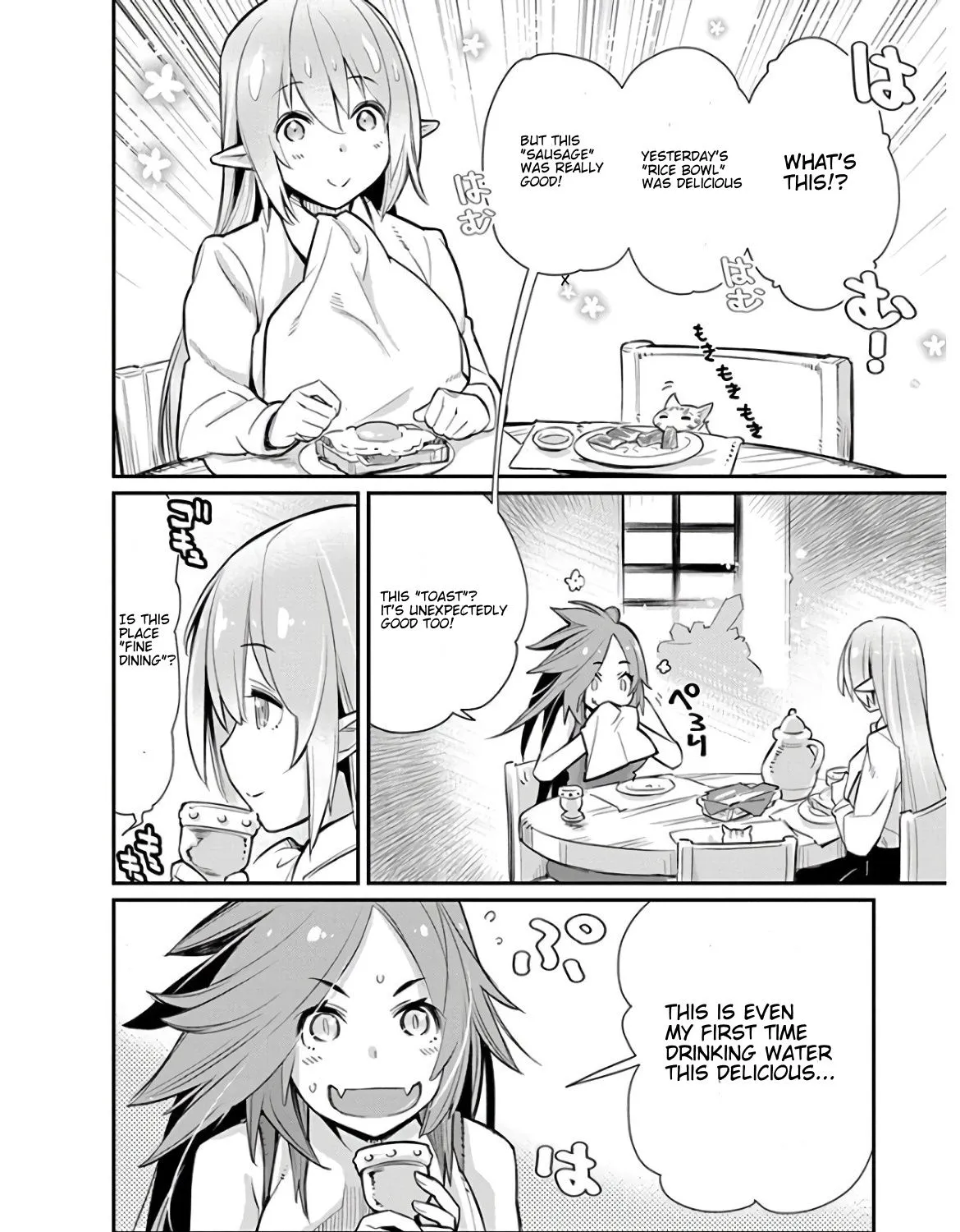 S-Rank Monster no Behemoth Dakedo, Neko to Machigawarete Erufu Musume no Kishi (Pet) Toshite Kurashitemasu Chapter 22 page 23 - 