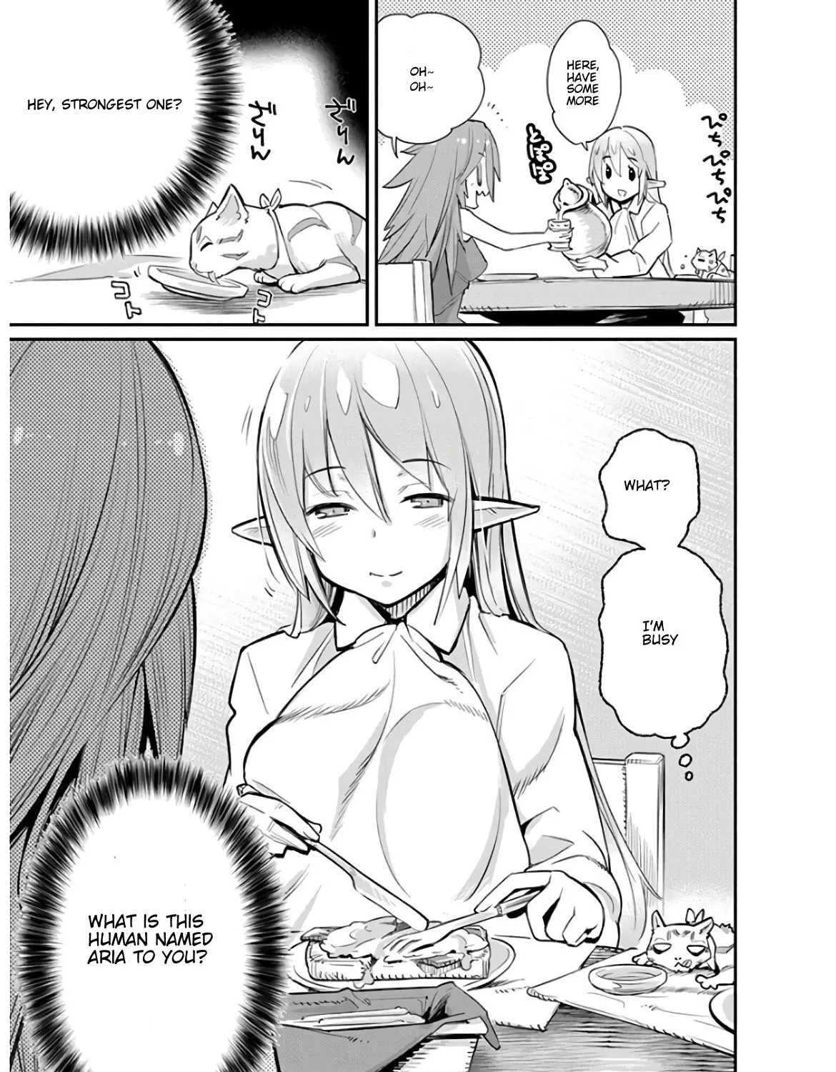 S-Rank Monster no Behemoth Dakedo, Neko to Machigawarete Erufu Musume no Kishi (Pet) Toshite Kurashitemasu Chapter 22 page 25 - 
