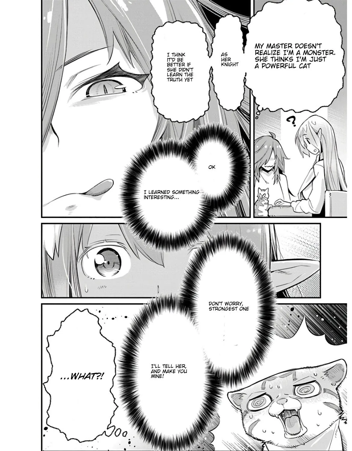 S-Rank Monster no Behemoth Dakedo, Neko to Machigawarete Erufu Musume no Kishi (Pet) Toshite Kurashitemasu Chapter 22 page 31 - 