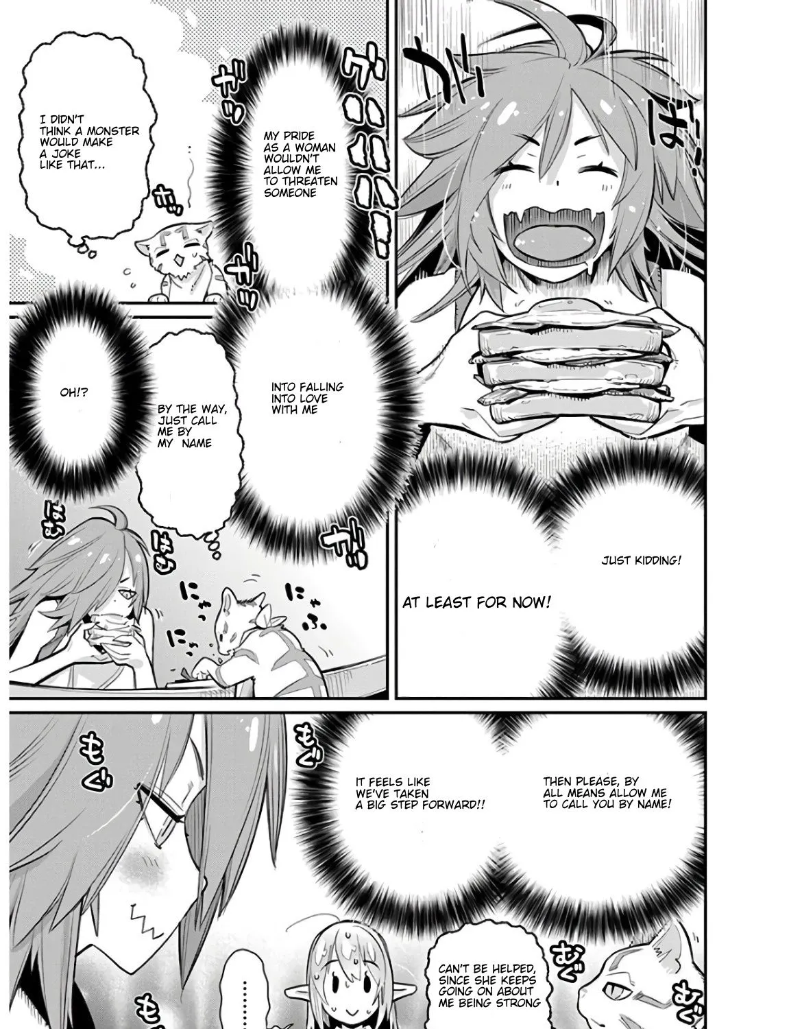 S-Rank Monster no Behemoth Dakedo, Neko to Machigawarete Erufu Musume no Kishi (Pet) Toshite Kurashitemasu Chapter 22 page 33 - 