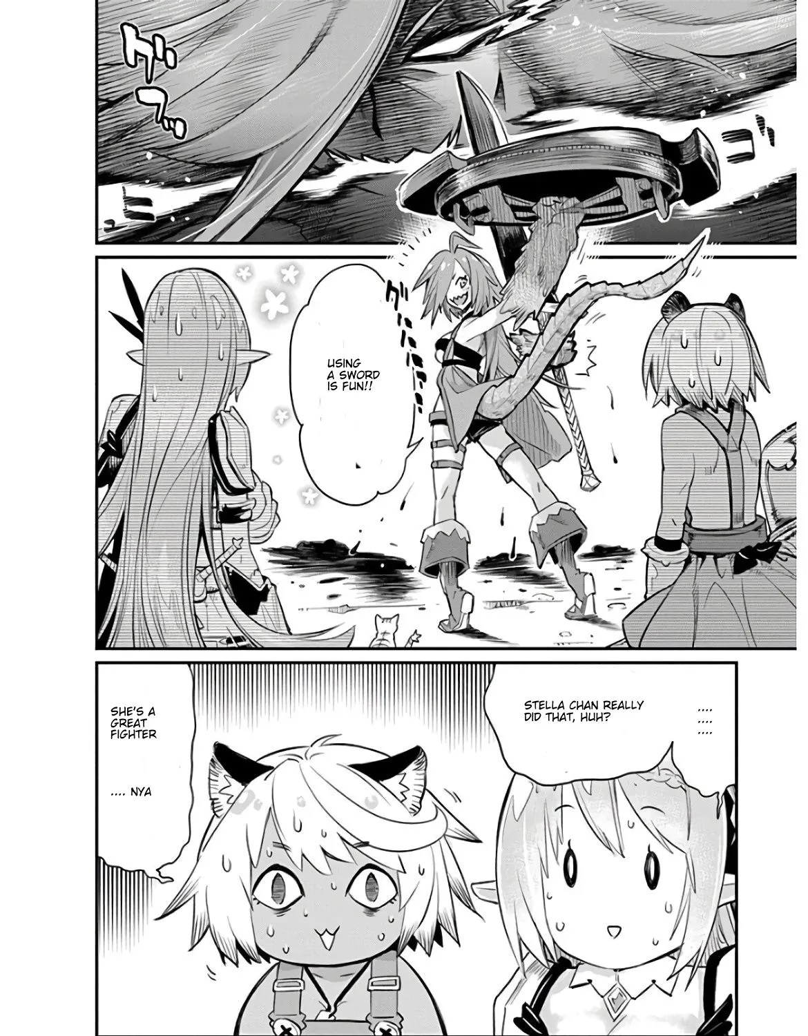 S-Rank Monster no Behemoth Dakedo, Neko to Machigawarete Erufu Musume no Kishi (Pet) Toshite Kurashitemasu Chapter 23 page 47 - 