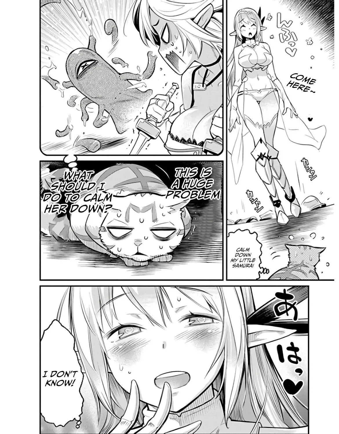 S-Rank Monster no Behemoth Dakedo, Neko to Machigawarete Erufu Musume no Kishi (Pet) Toshite Kurashitemasu Chapter 24 page 43 - 