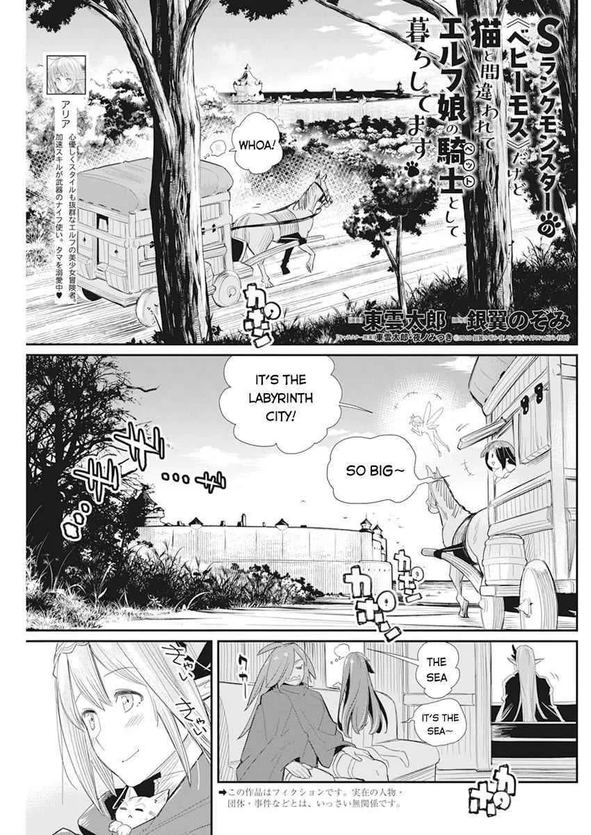 S-Rank Monster no Behemoth Dakedo, Neko to Machigawarete Erufu Musume no Kishi (Pet) Toshite Kurashitemasu Chapter 37 page 2 - 
