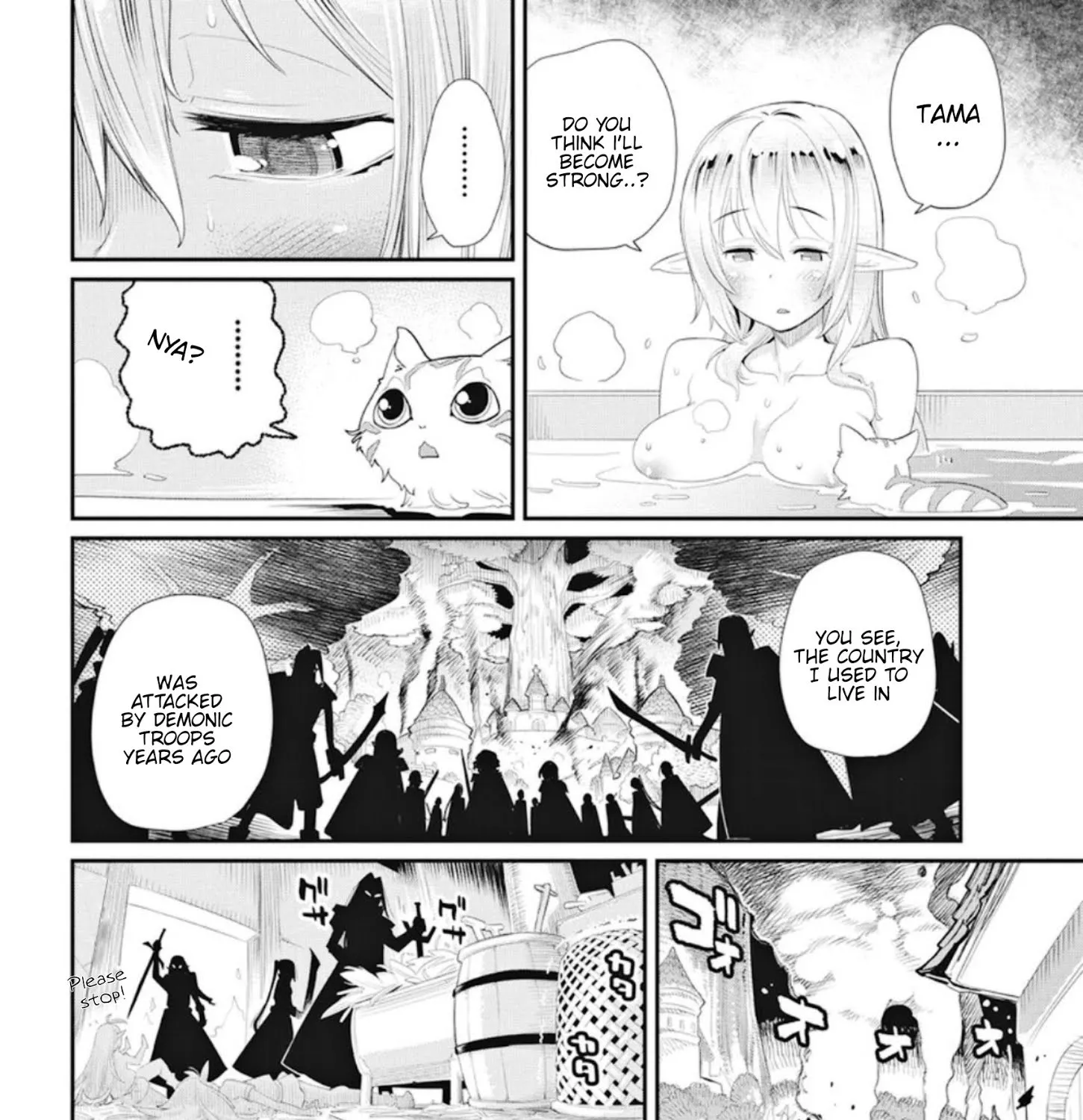 S-Rank Monster no Behemoth Dakedo, Neko to Machigawarete Erufu Musume no Kishi (Pet) Toshite Kurashitemasu Chapter 4 page 11 - 