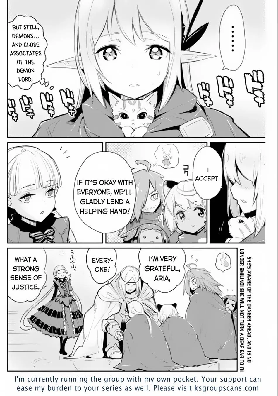 S-Rank Monster no Behemoth Dakedo, Neko to Machigawarete Erufu Musume no Kishi (Pet) Toshite Kurashitemasu Chapter 44 page 21 - 