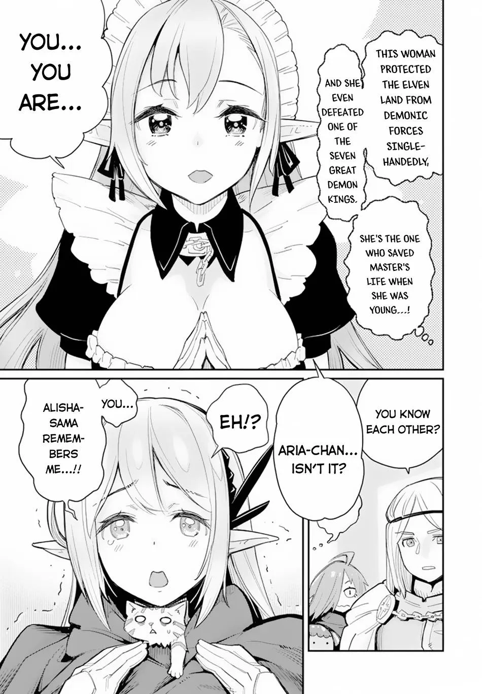 S-Rank Monster no Behemoth Dakedo, Neko to Machigawarete Erufu Musume no Kishi (Pet) Toshite Kurashitemasu Chapter 45 page 11 - 