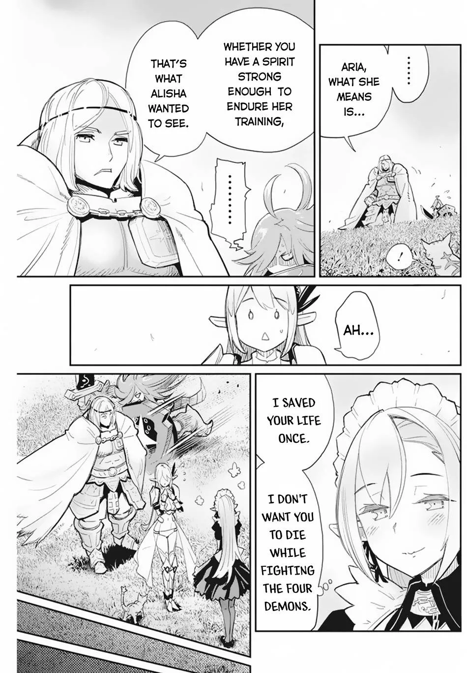 S-Rank Monster no Behemoth Dakedo, Neko to Machigawarete Erufu Musume no Kishi (Pet) Toshite Kurashitemasu Chapter 46 page 14 - 