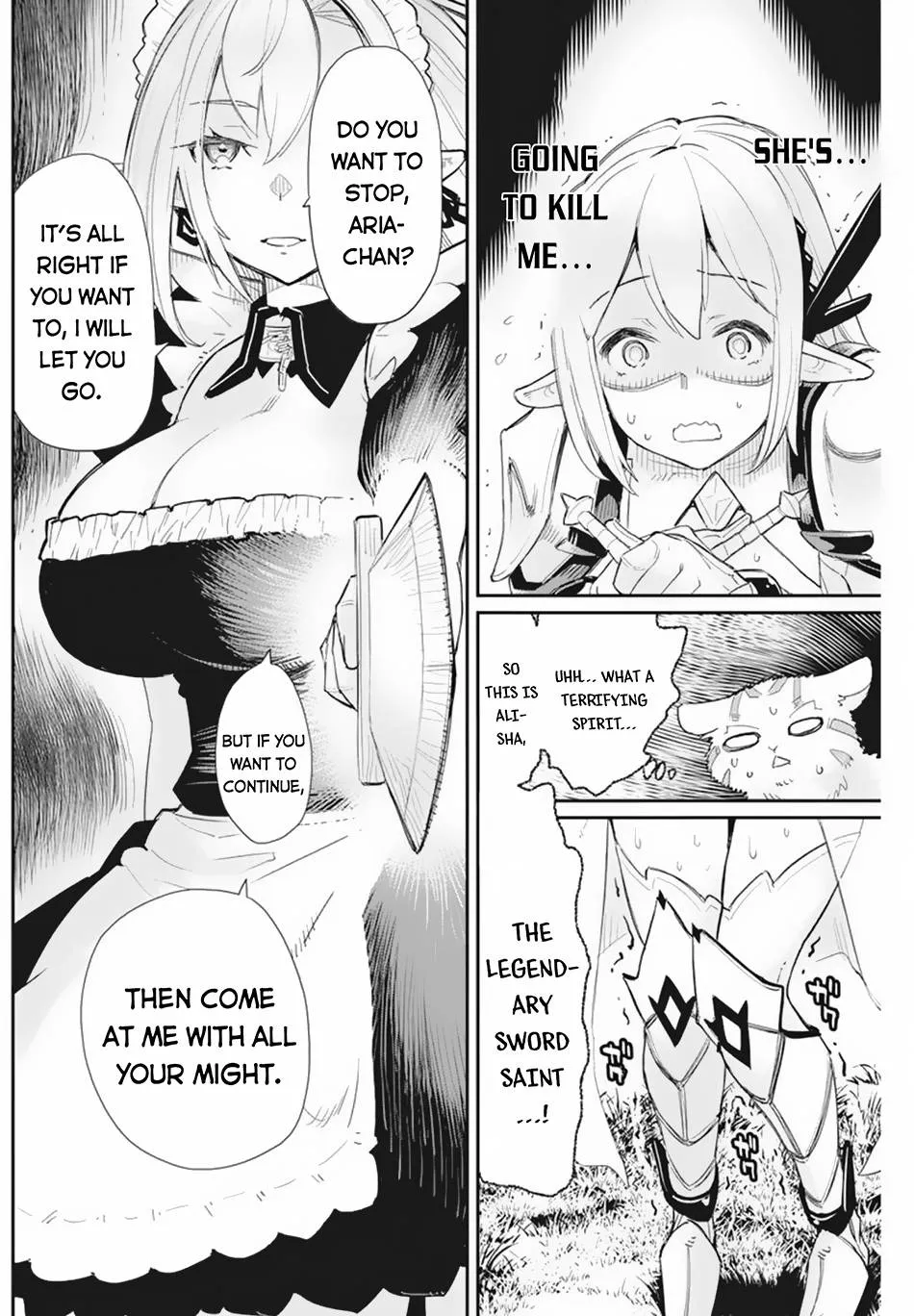 S-Rank Monster no Behemoth Dakedo, Neko to Machigawarete Erufu Musume no Kishi (Pet) Toshite Kurashitemasu Chapter 46 page 9 - 