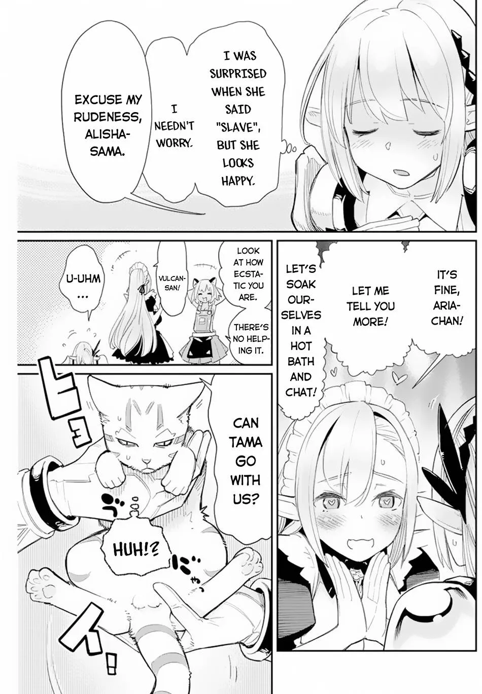 S-Rank Monster no Behemoth Dakedo, Neko to Machigawarete Erufu Musume no Kishi (Pet) Toshite Kurashitemasu Chapter 47 page 7 - 