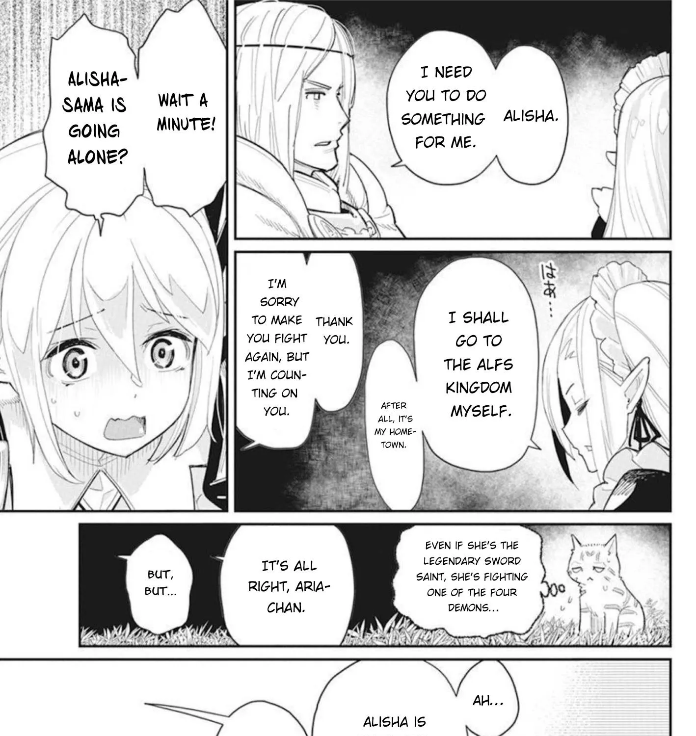 S-Rank Monster no Behemoth Dakedo, Neko to Machigawarete Erufu Musume no Kishi (Pet) Toshite Kurashitemasu Chapter 48 page 10 - 