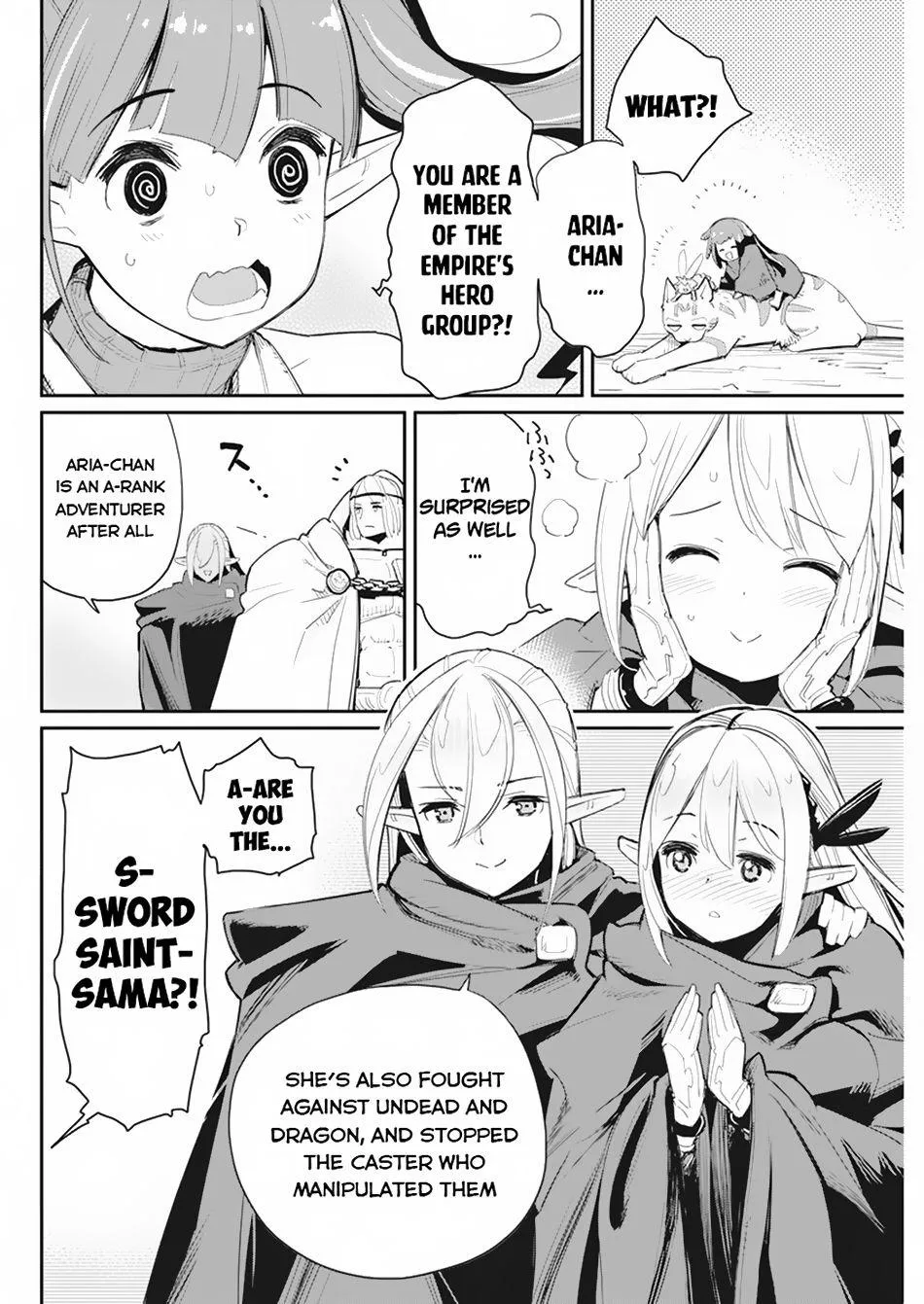 S-Rank Monster no Behemoth Dakedo, Neko to Machigawarete Erufu Musume no Kishi (Pet) Toshite Kurashitemasu Chapter 54 page 15 - 