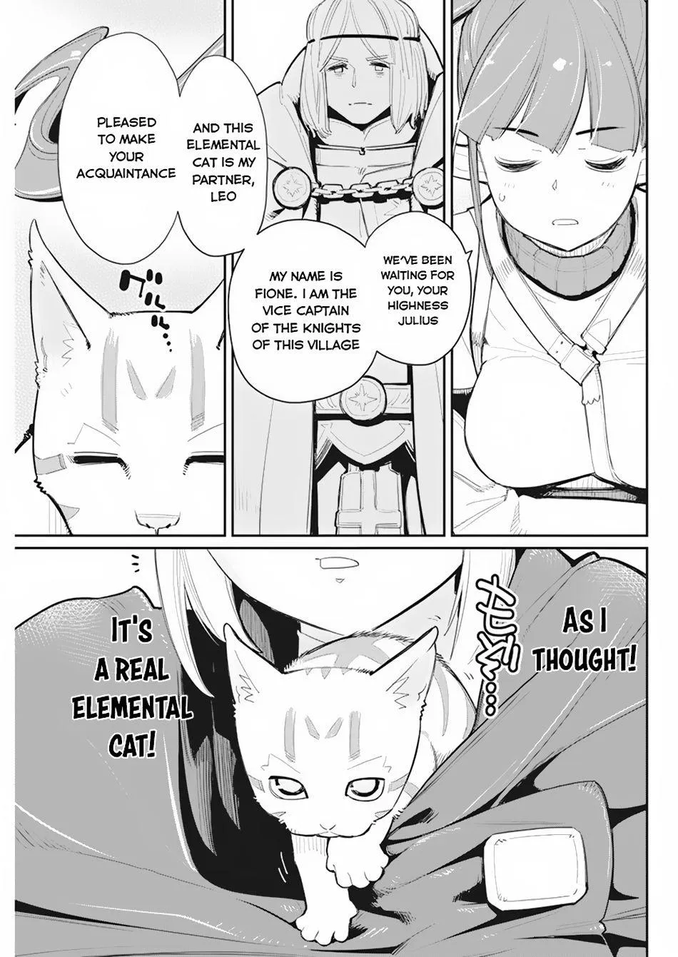 S-Rank Monster no Behemoth Dakedo, Neko to Machigawarete Erufu Musume no Kishi (Pet) Toshite Kurashitemasu Chapter 54 page 9 - 