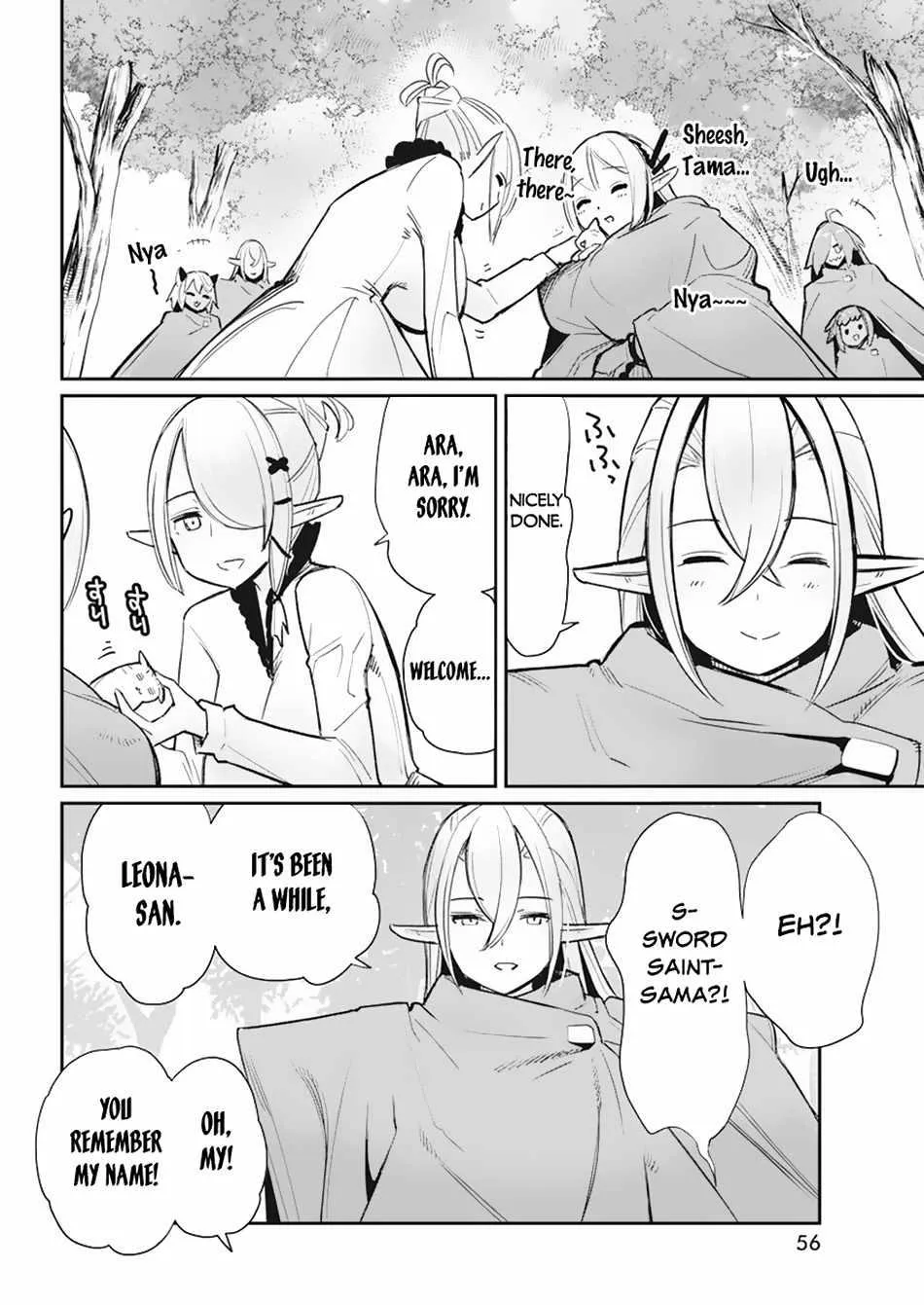 S-Rank Monster no Behemoth Dakedo, Neko to Machigawarete Erufu Musume no Kishi (Pet) Toshite Kurashitemasu Chapter 55 page 5 - 
