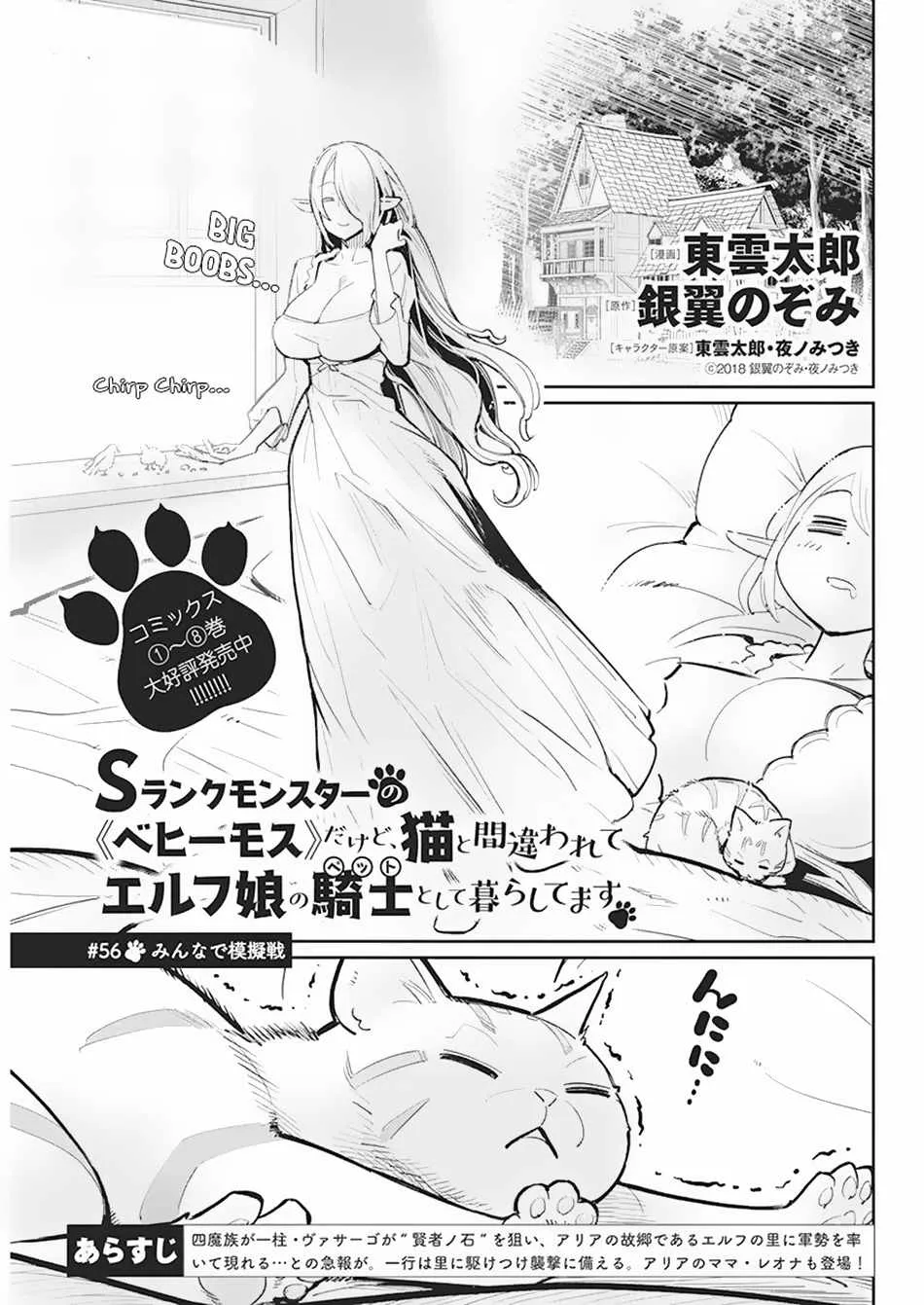 S-Rank Monster no Behemoth Dakedo, Neko to Machigawarete Erufu Musume no Kishi (Pet) Toshite Kurashitemasu Chapter 56 page 2 - 