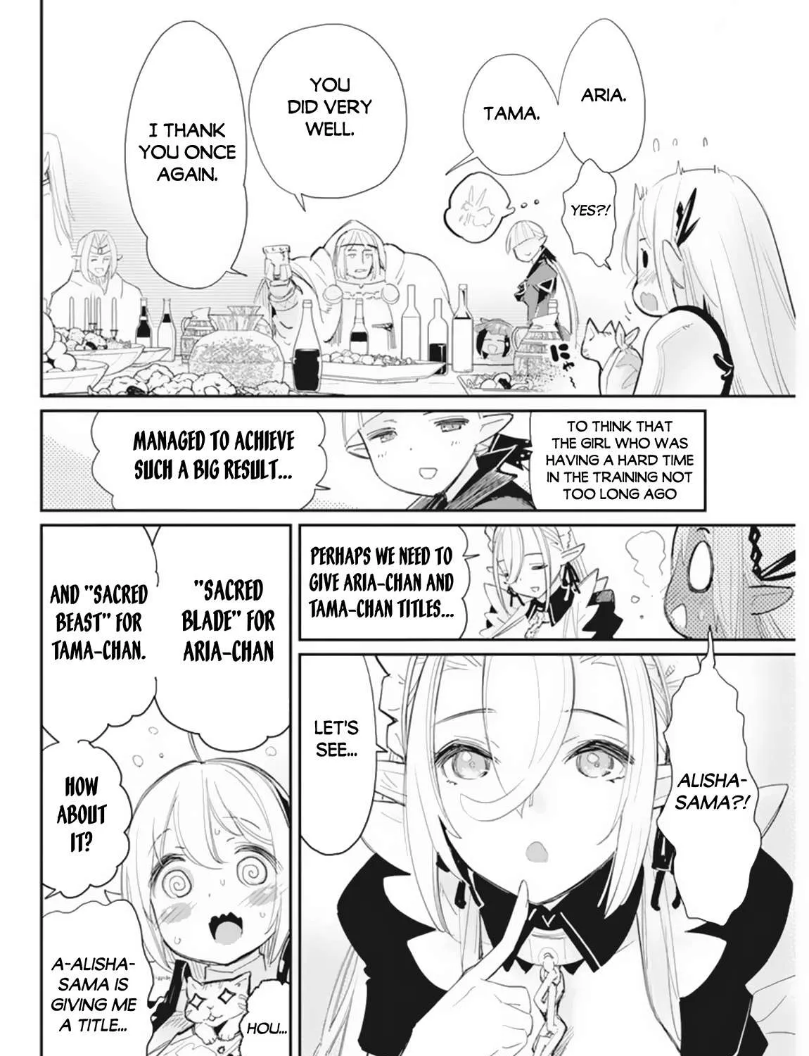 S-Rank Monster no Behemoth Dakedo, Neko to Machigawarete Erufu Musume no Kishi (Pet) Toshite Kurashitemasu Chapter 59 page 38 - 