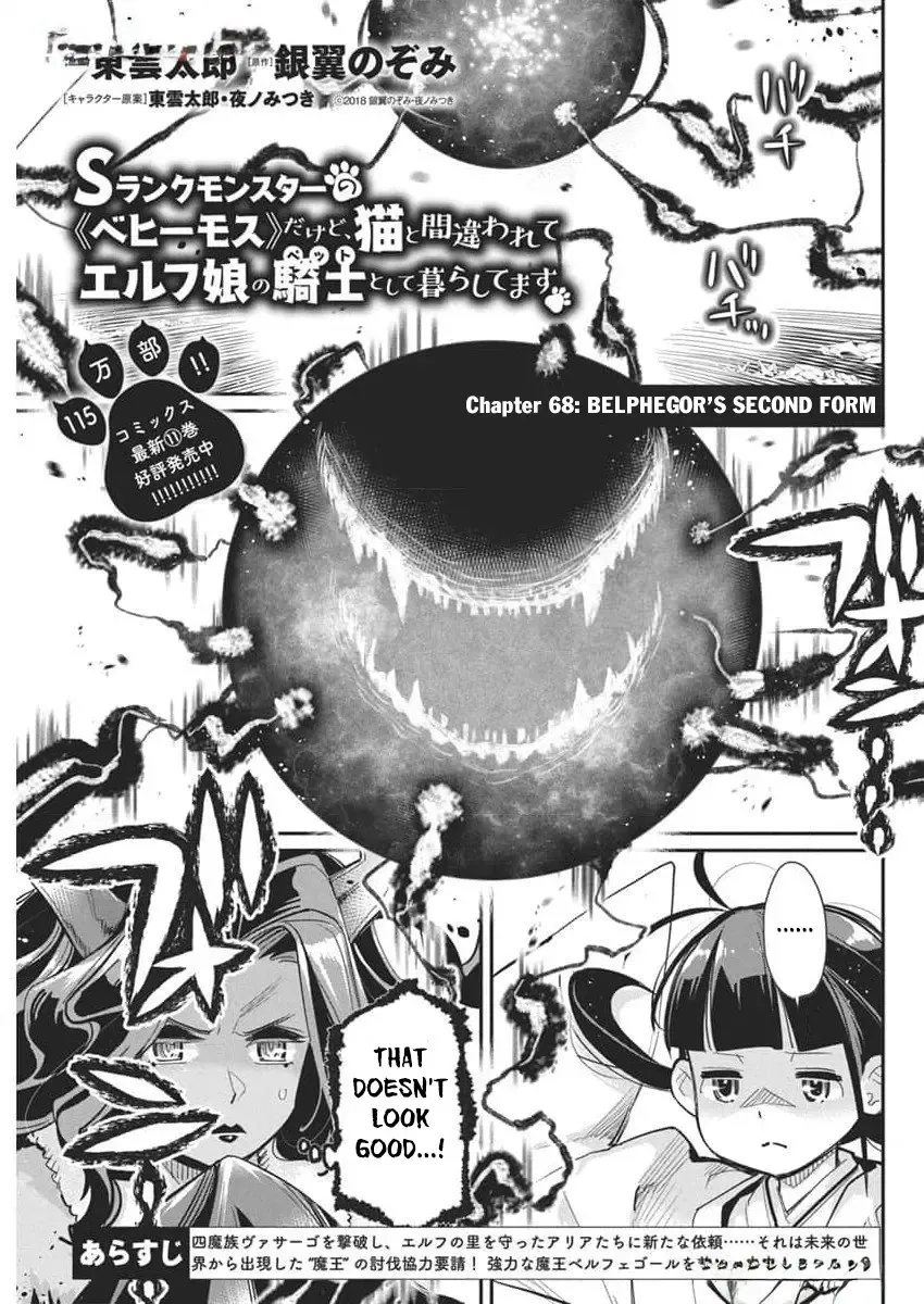 S-Rank Monster no Behemoth Dakedo, Neko to Machigawarete Erufu Musume no Kishi (Pet) Toshite Kurashitemasu Chapter 68 page 3 - 