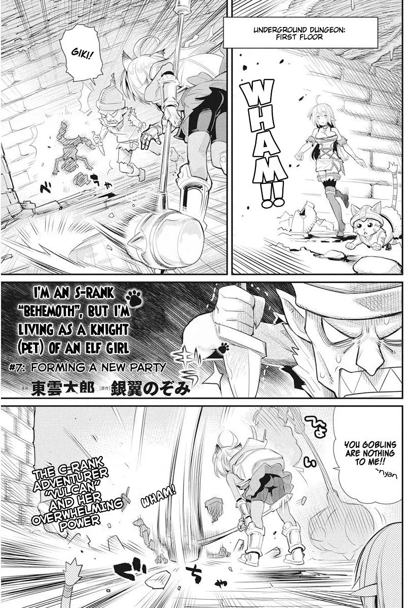 S-Rank Monster no Behemoth Dakedo, Neko to Machigawarete Erufu Musume no Kishi (Pet) Toshite Kurashitemasu Chapter 7 page 2 - 
