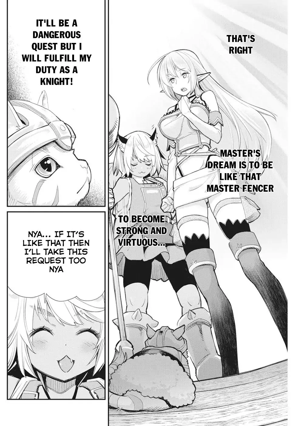 S-Rank Monster no Behemoth Dakedo, Neko to Machigawarete Erufu Musume no Kishi (Pet) Toshite Kurashitemasu Chapter 9 page 22 - 