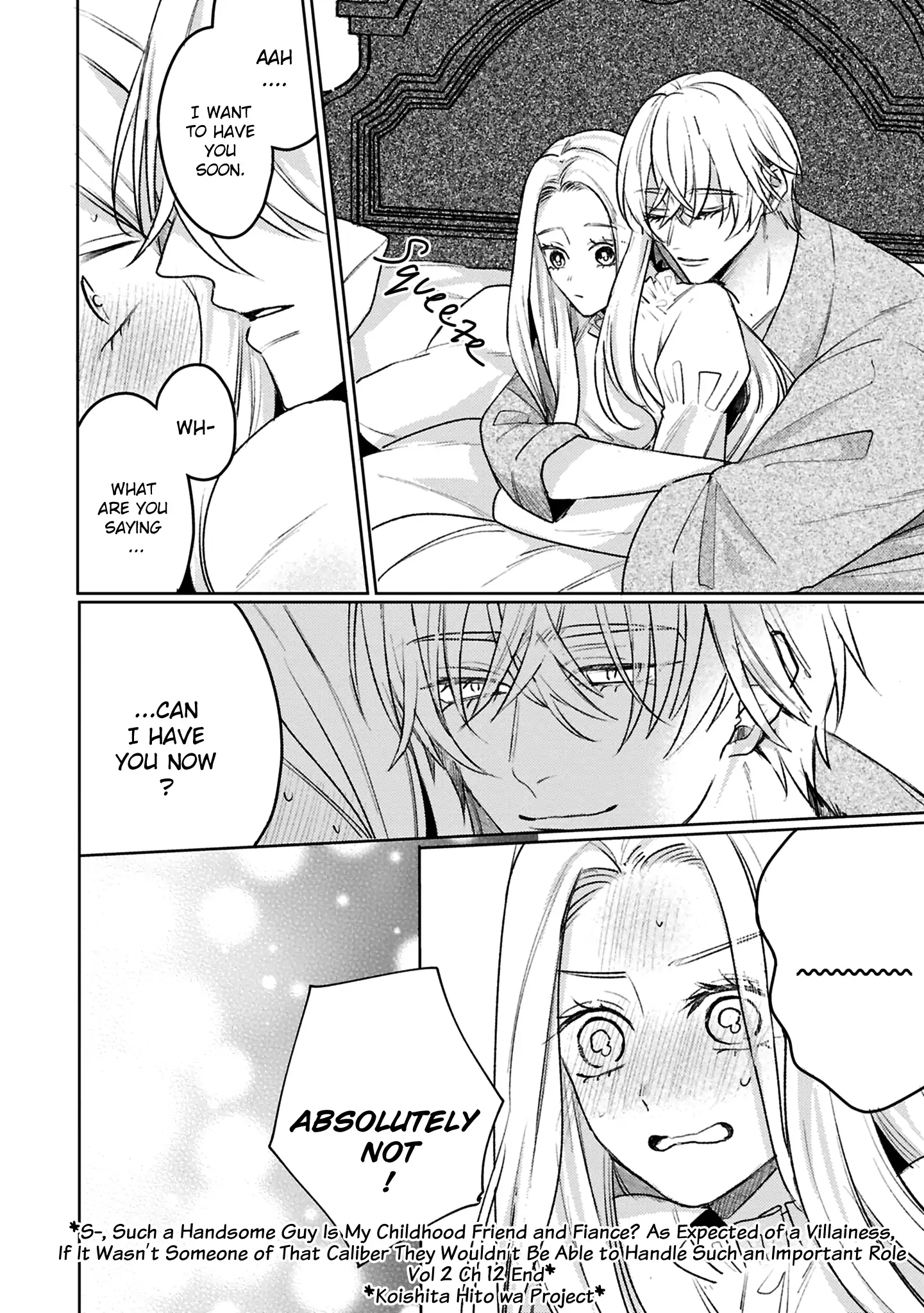 S-, Such a Handsome Guy Is My Childhood Friend and Fiancé? As Expected of a Villainess, If It Wasn’t Someone of That Caliber They Wouldn’t Be Able to Handle Such an Important Role Chapter 12 page 28 - 