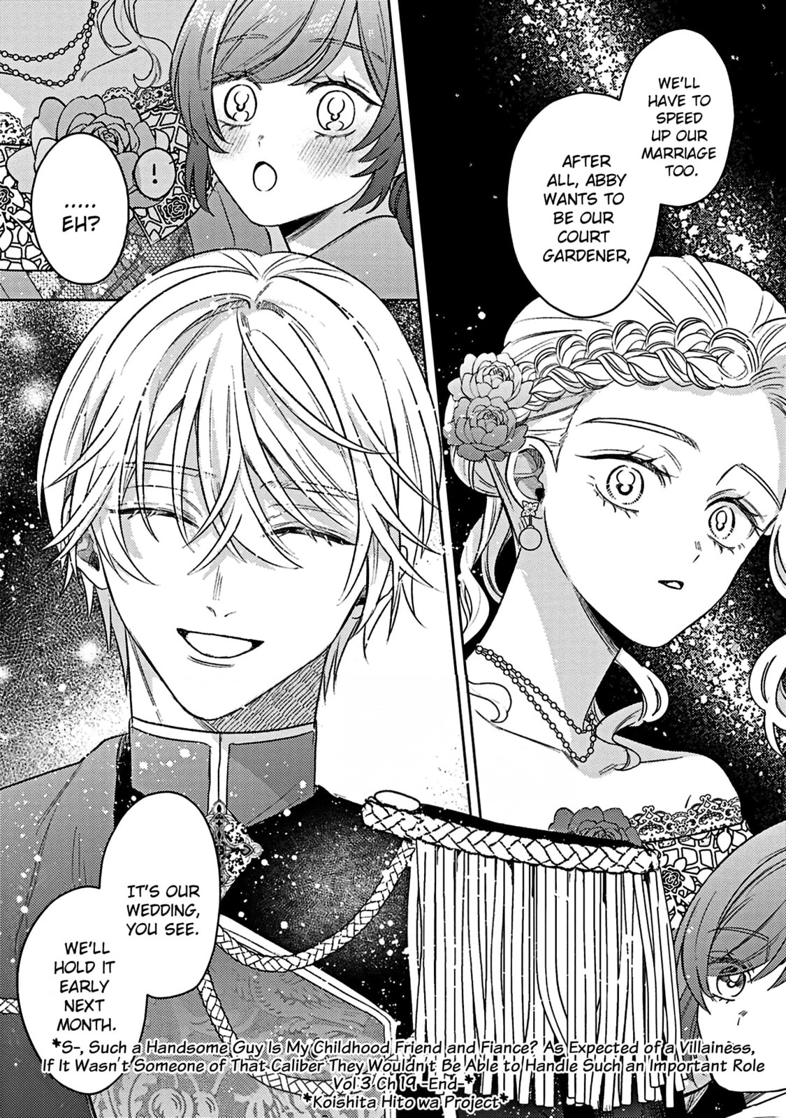 S-, Such a Handsome Guy Is My Childhood Friend and Fiancé? As Expected of a Villainess, If It Wasn’t Someone of That Caliber They Wouldn’t Be Able to Handle Such an Important Role Chapter 19 page 25 - 