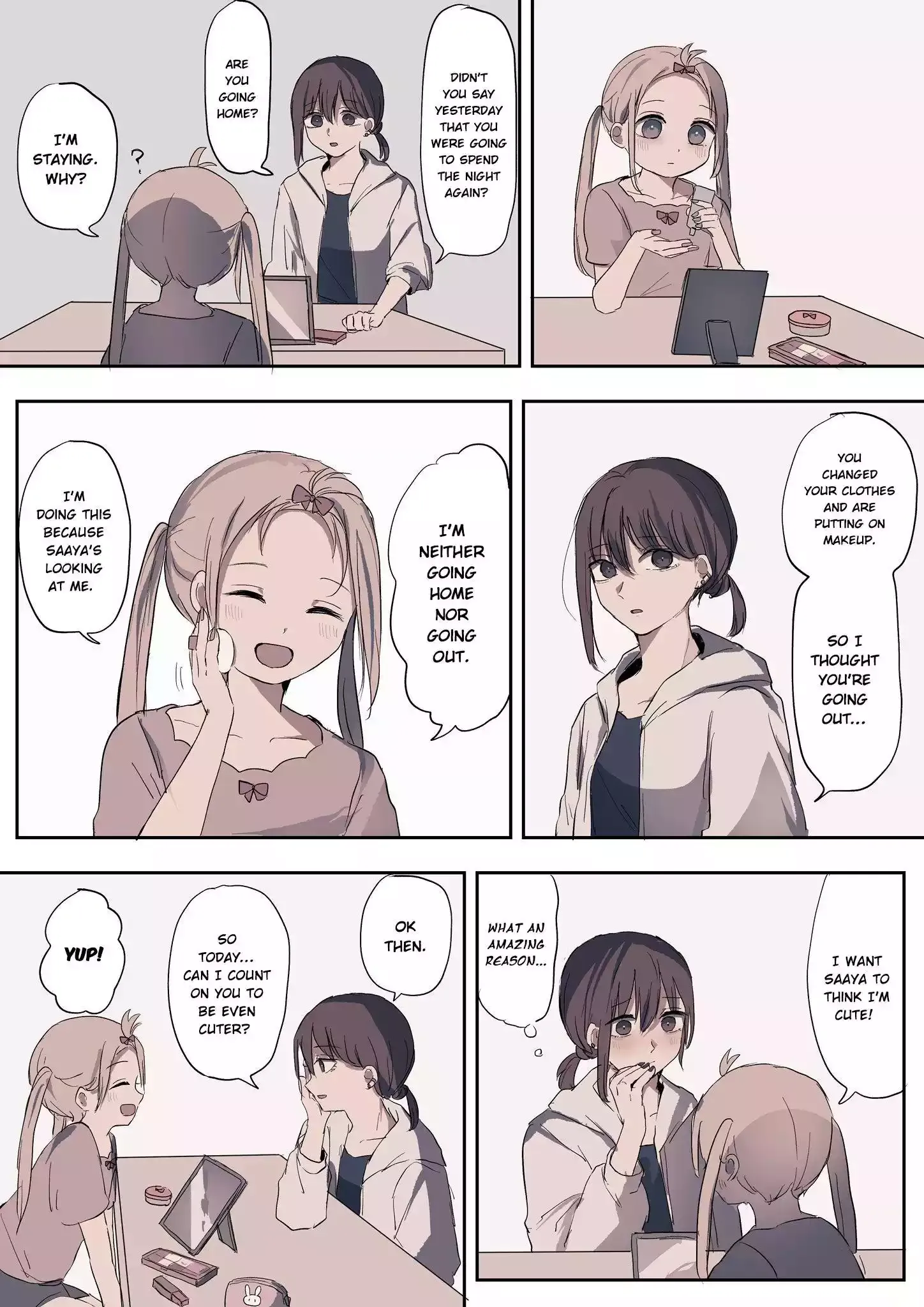 Saaya and Sakura Chapter 16 page 1 - 