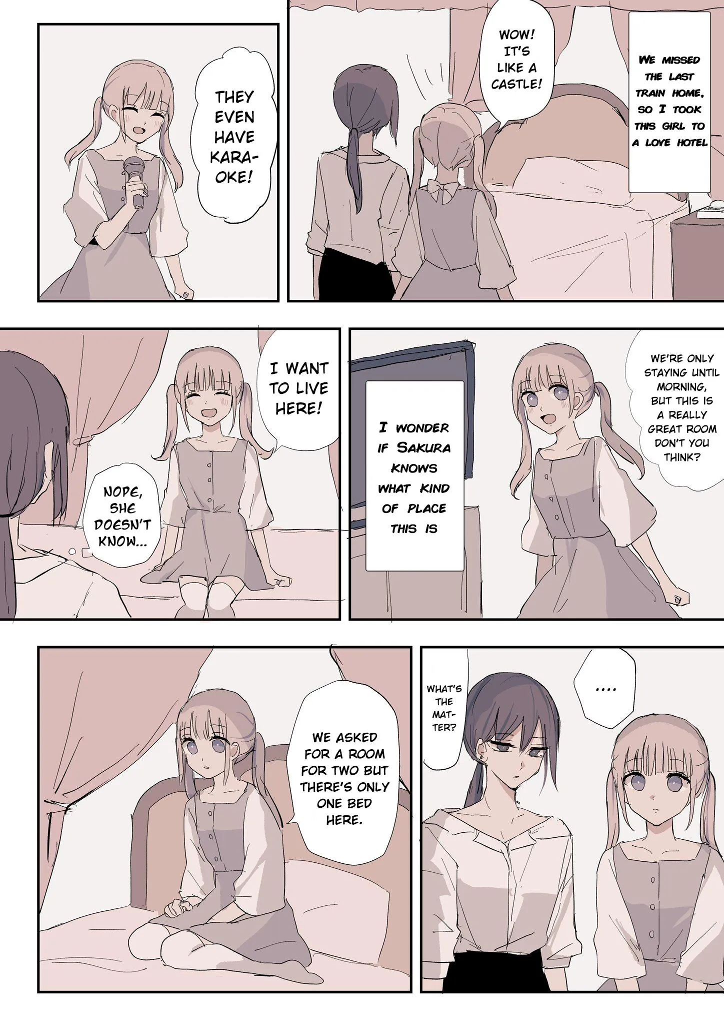 Saaya and Sakura Chapter 3 page 1 - 