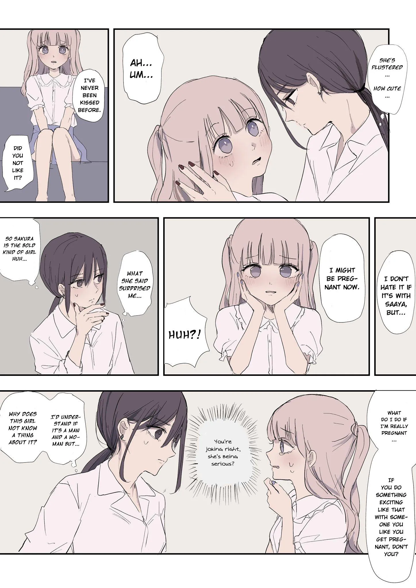 Saaya and Sakura Chapter 5 page 1 - 