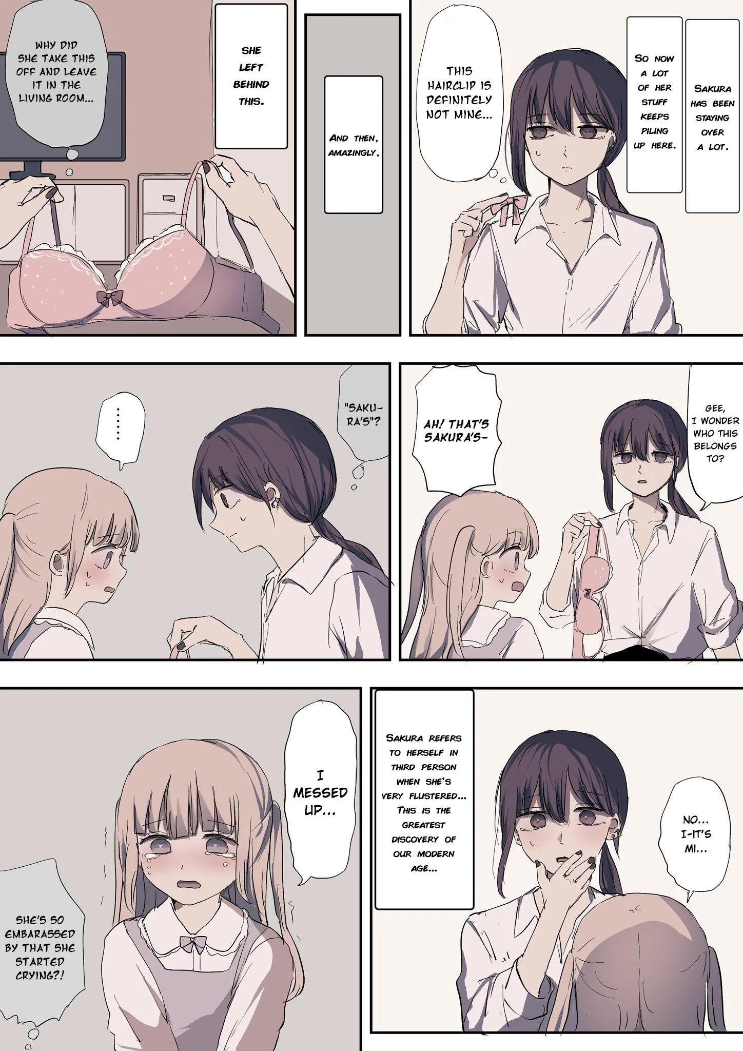 Saaya and Sakura Chapter 6 page 1 - 