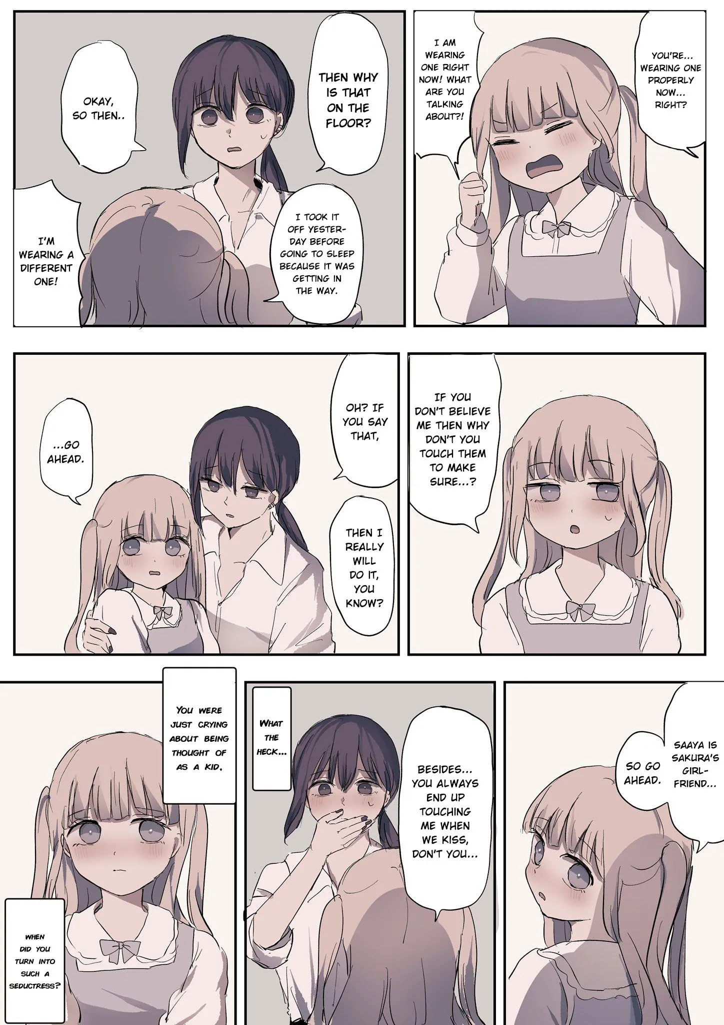 Saaya and Sakura Chapter 6 page 4 - 