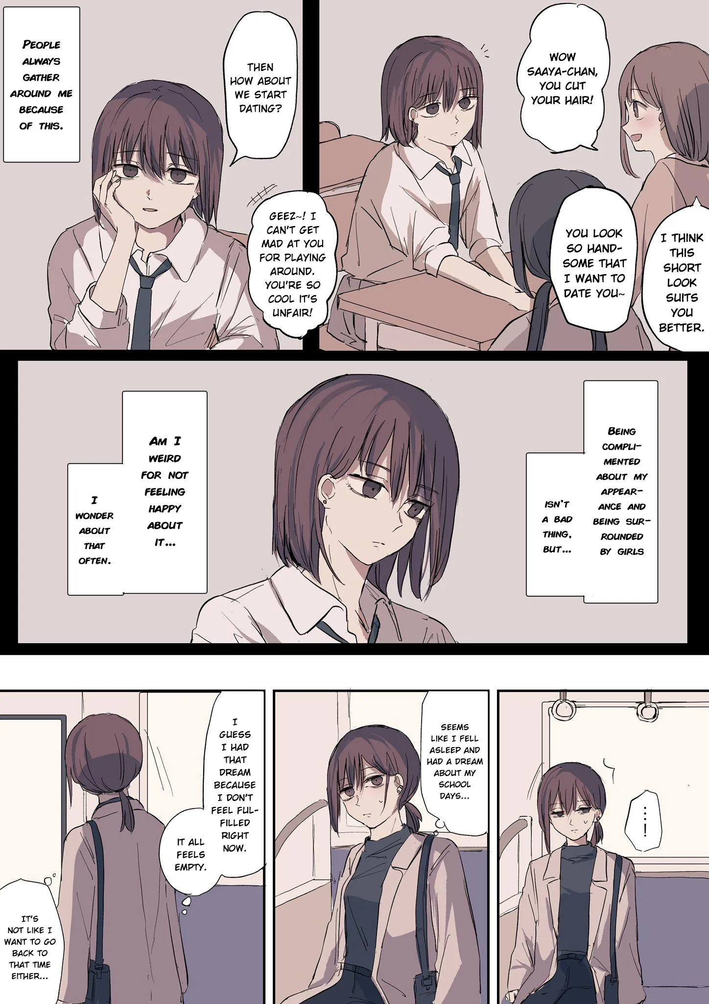 Saaya and Sakura Chapter 7 page 1 - 