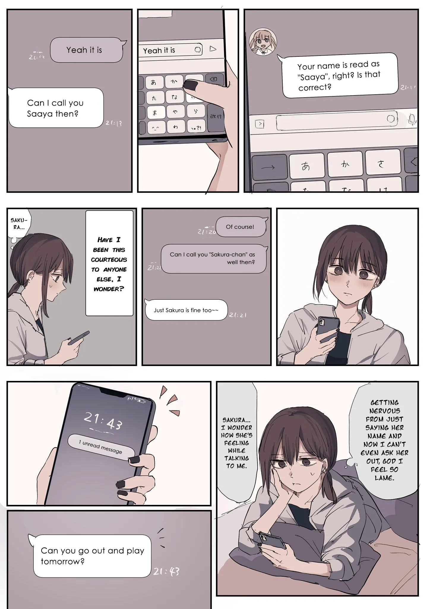 Saaya and Sakura Chapter 8 page 2 - 
