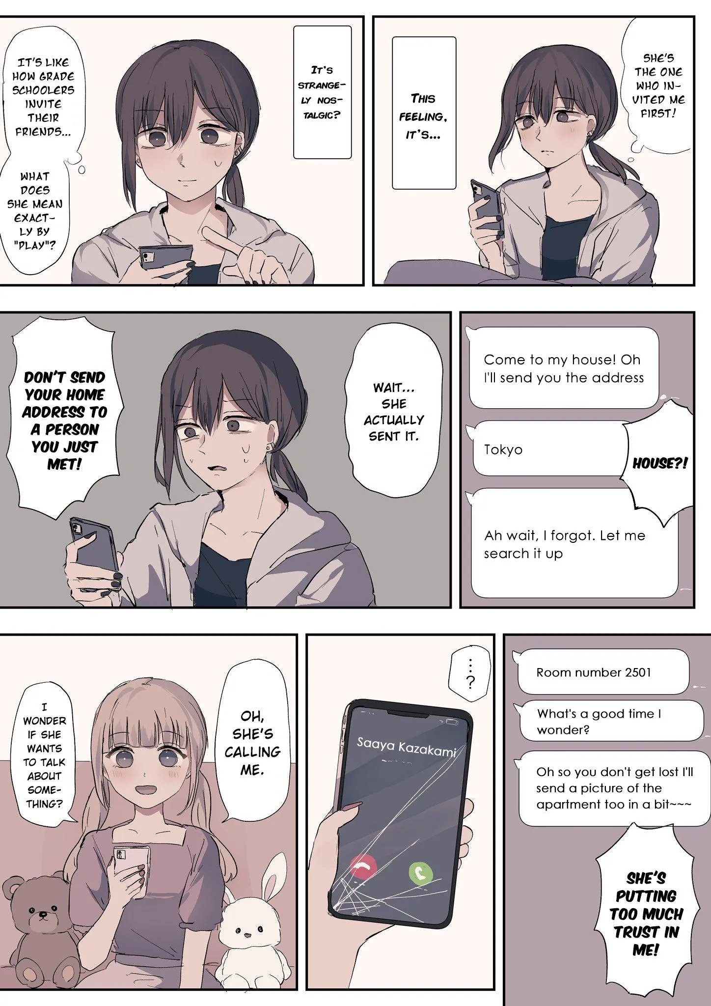 Saaya and Sakura Chapter 8 page 3 - 