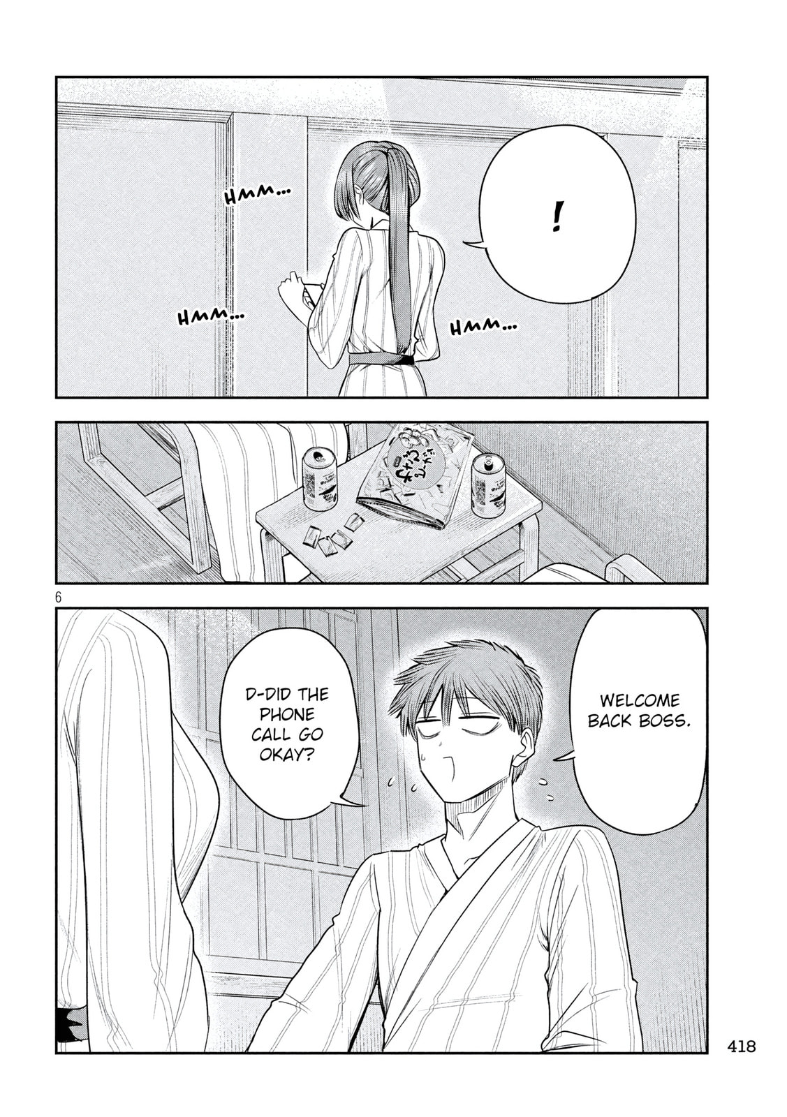 Sachou to Sake to Hoshi Chapter 33 page 6 - 