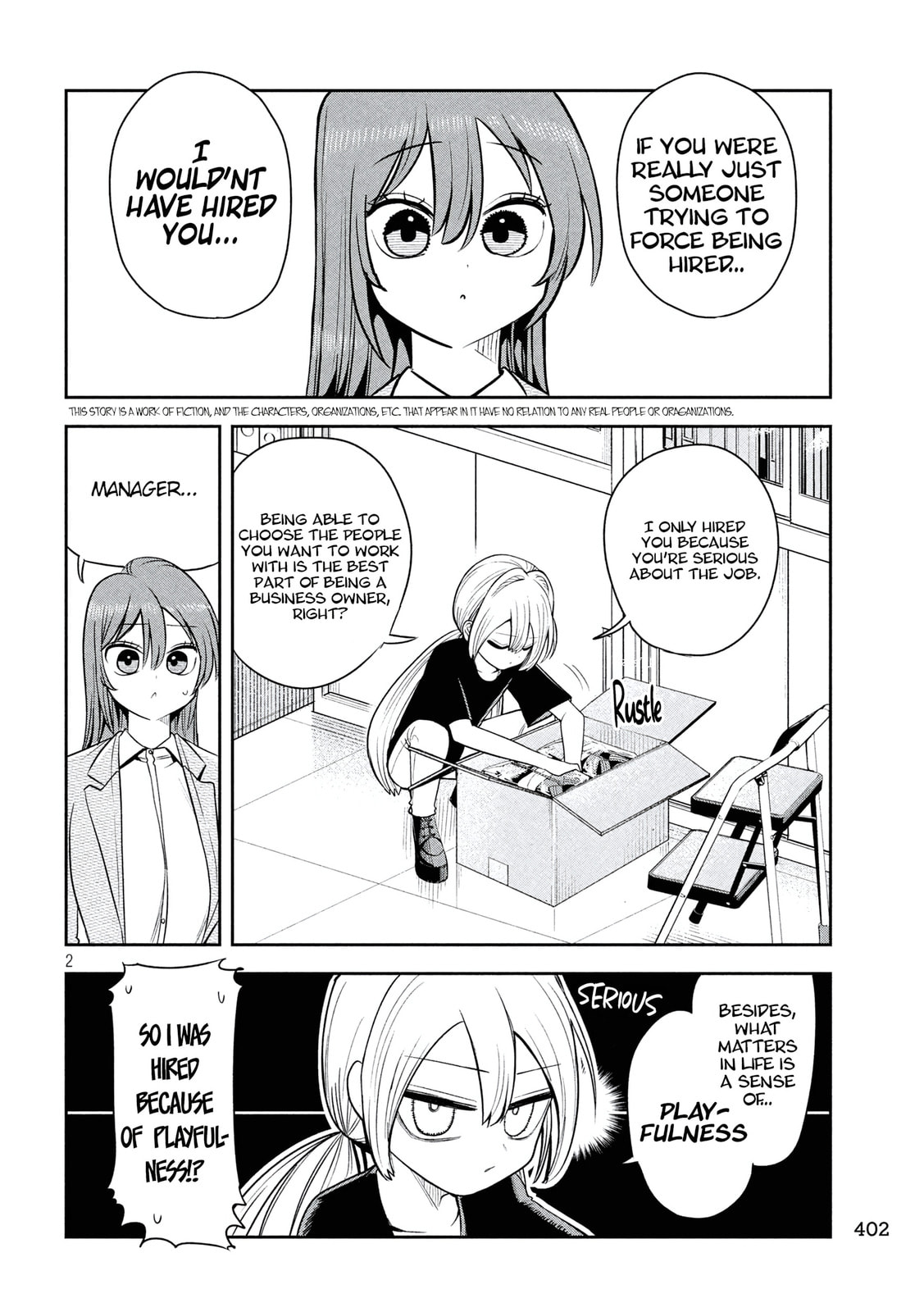 Sachou to Sake to Hoshi Chapter 38 page 2 - 