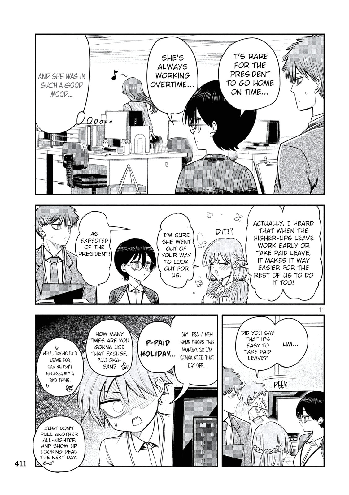 Sachou to Sake to Hoshi Chapter 38 page 11 - 