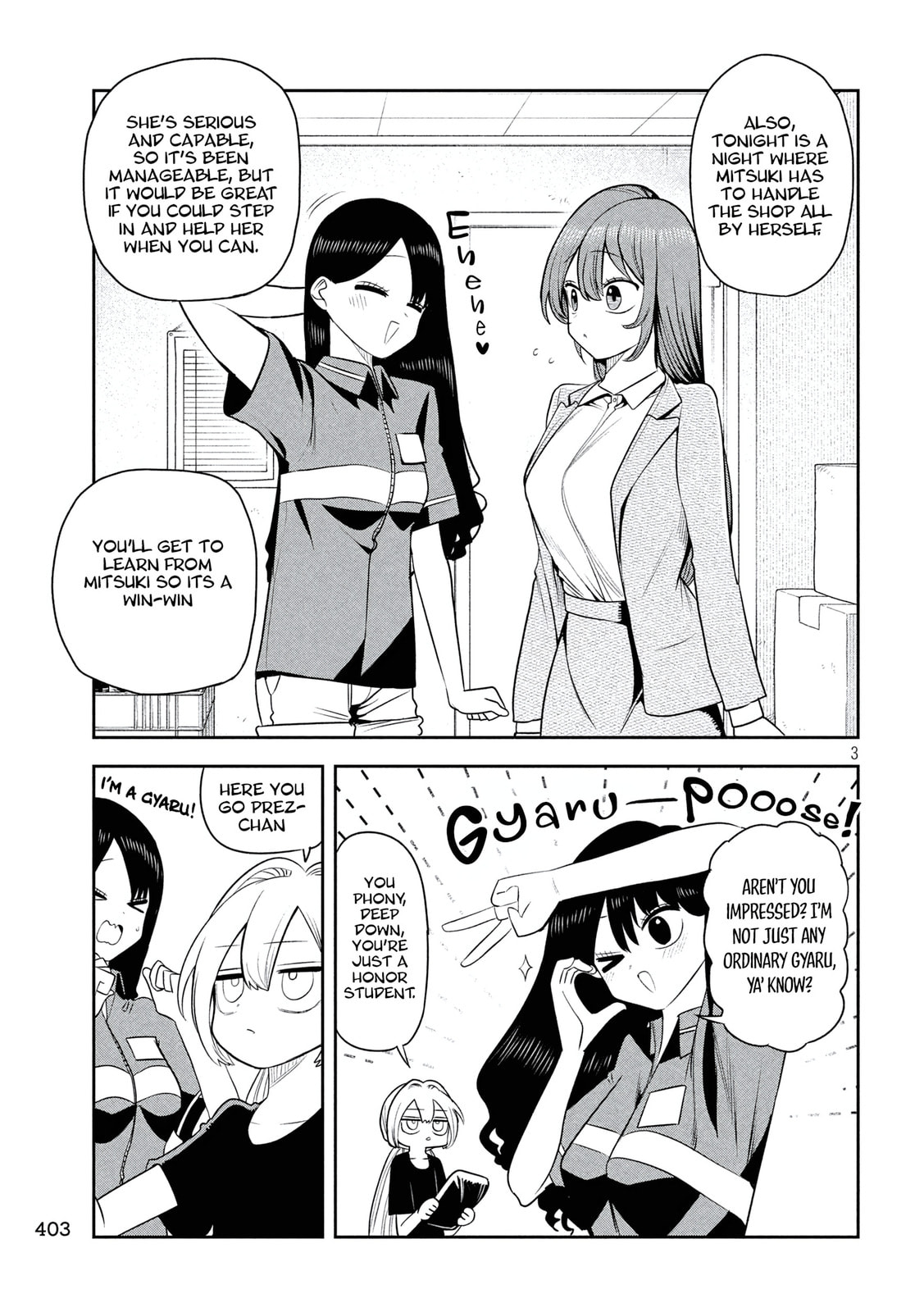 Sachou to Sake to Hoshi Chapter 38 page 3 - 