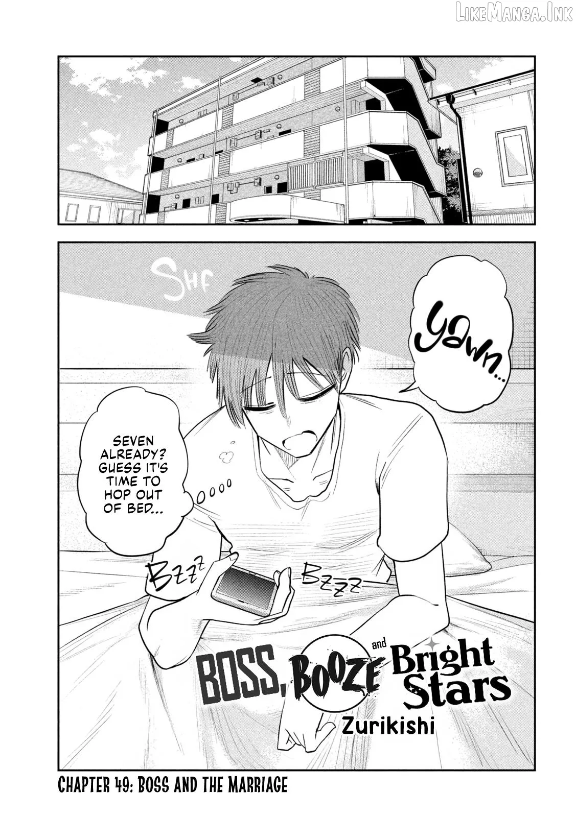 Sachou to Sake to Hoshi Chapter 49 page 1 - 