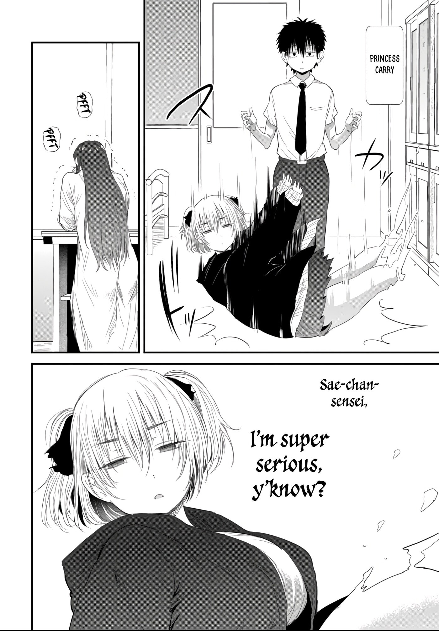 Saejima-sensei wa Ikasetai Chapter 3.2 page 8 - 